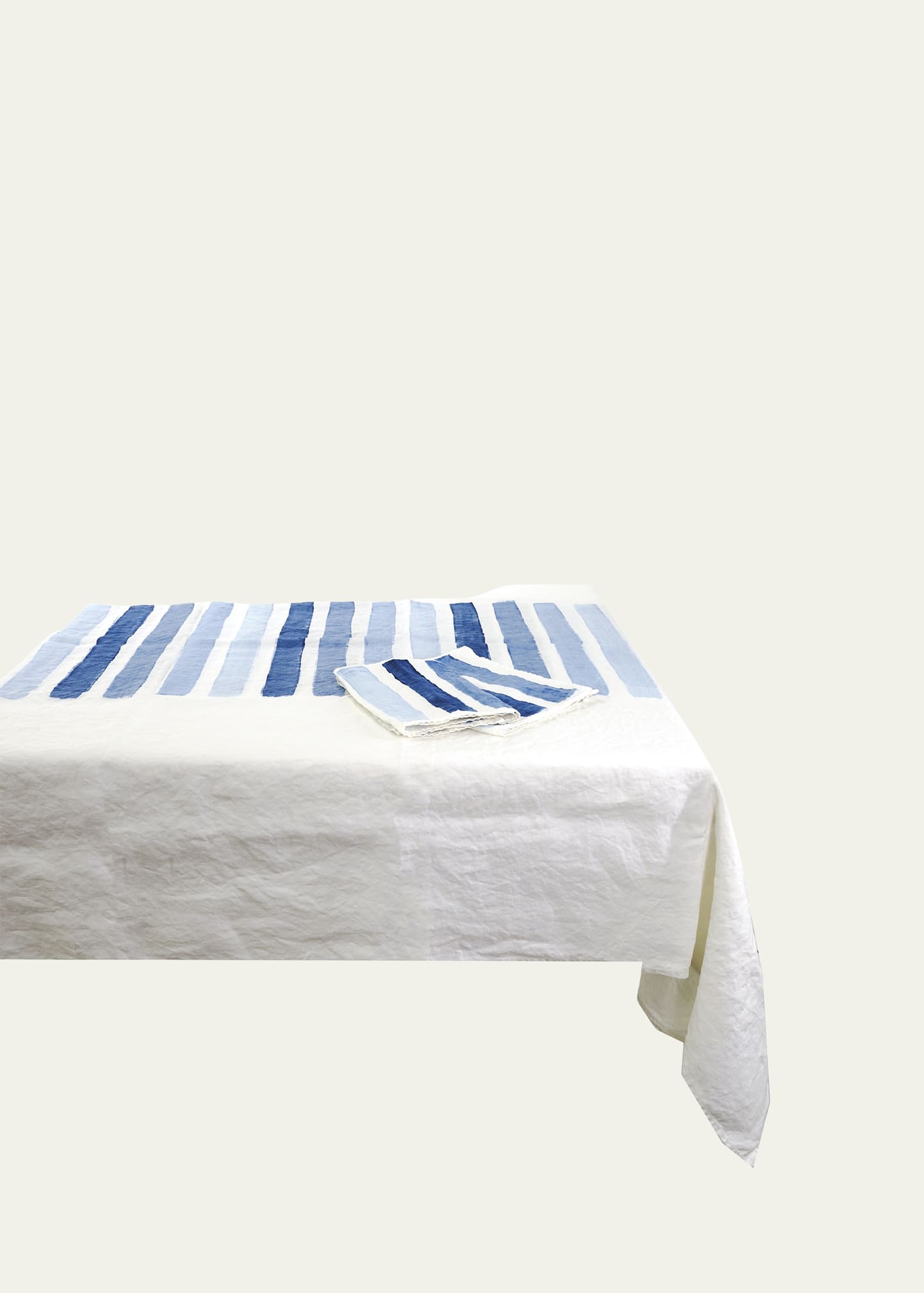 Shop Stamperia Bertozzi Gammacolor Blues Linen Tablecloth