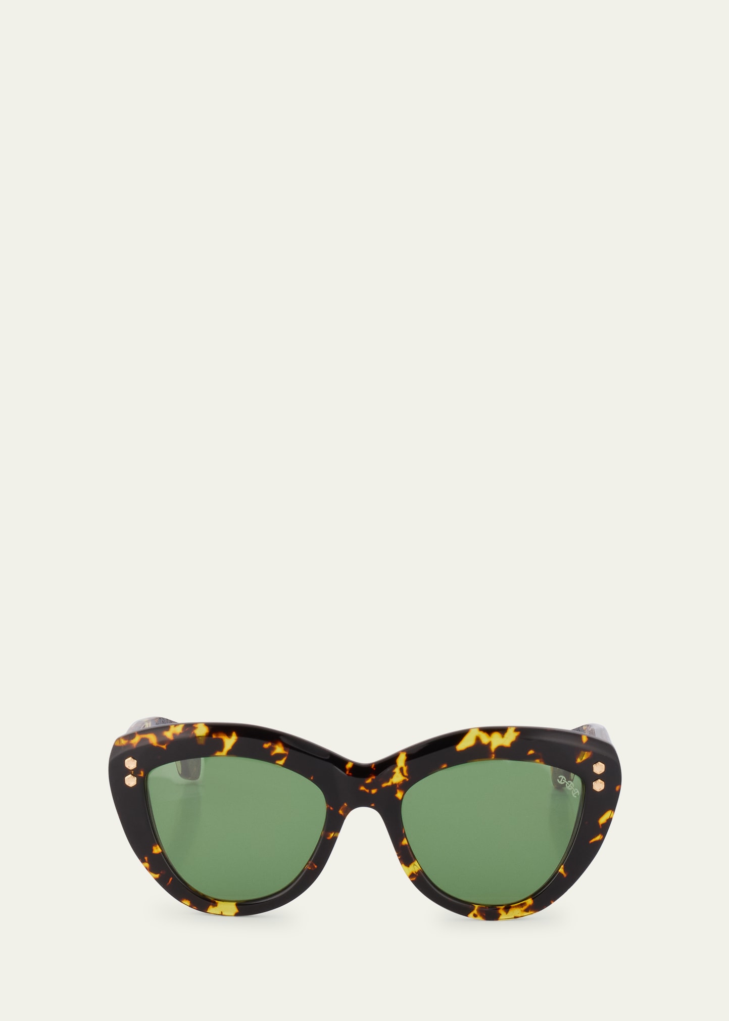 Shop Hoorsenbuhs Tokyo Tortoise Acetate Cat-eye Sunglasses In Brown