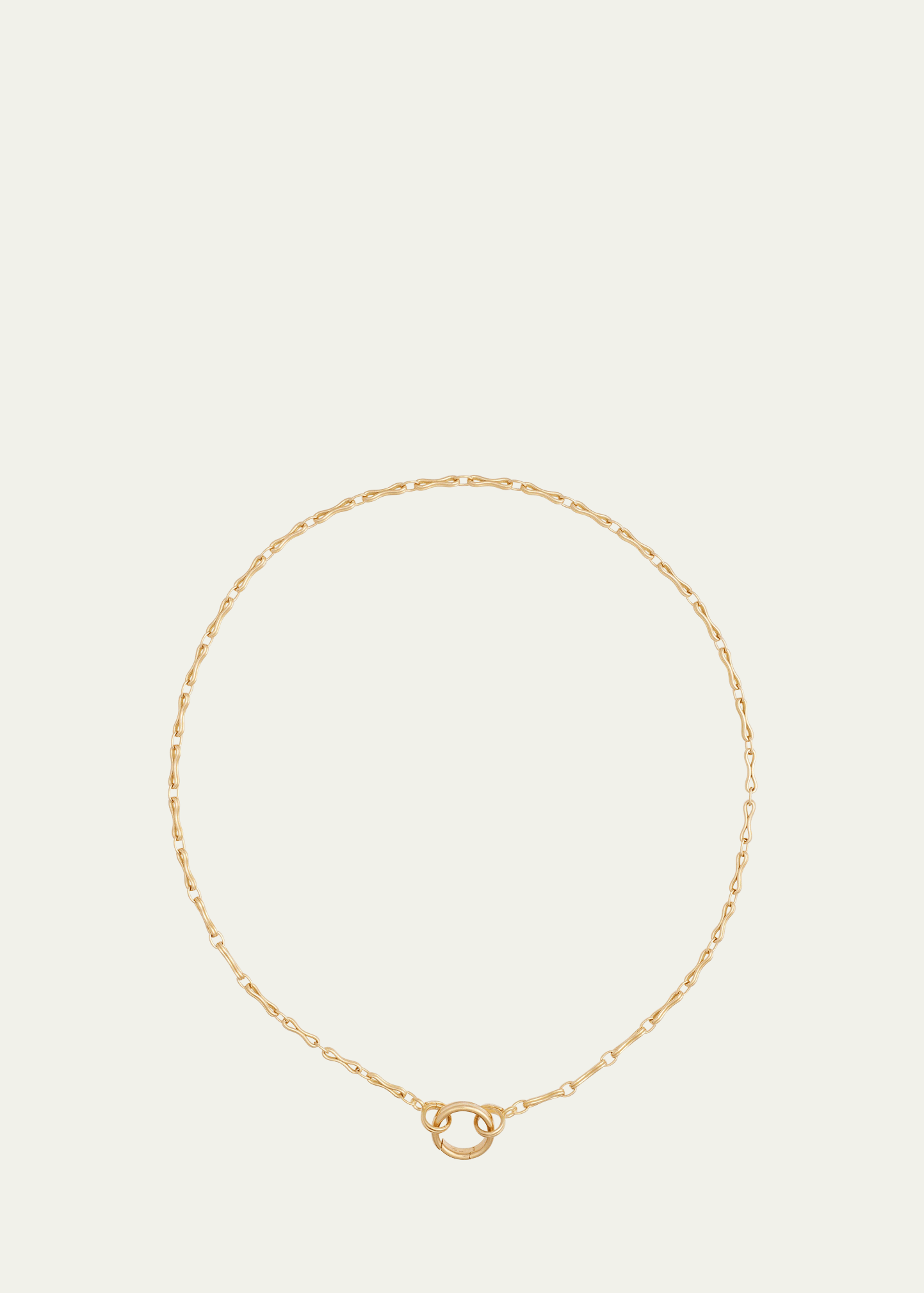 Sherman Field, 1967 18k Yellow Gold Convertible Column Chain Necklace With Medium Links, 20"l
