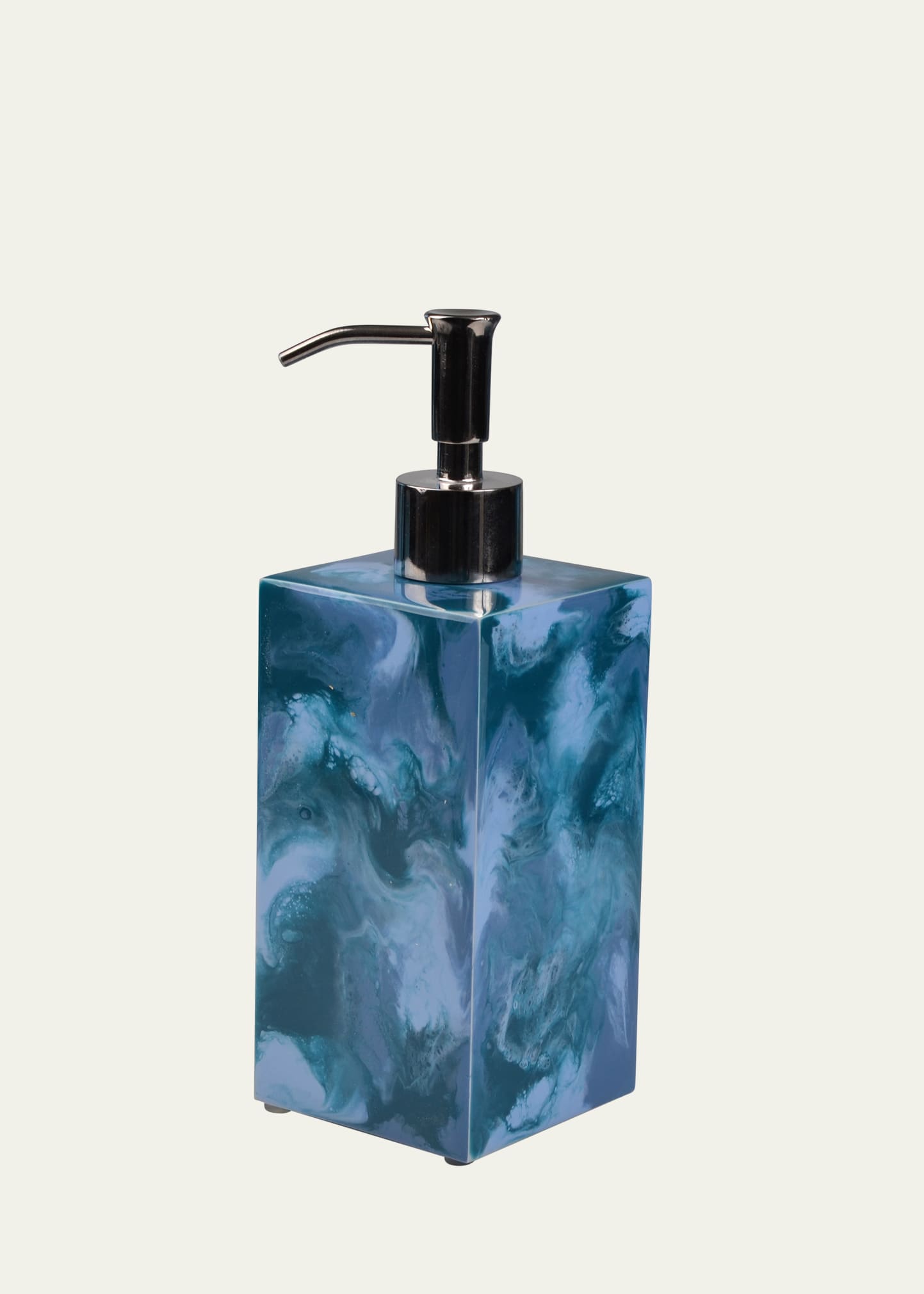 Elan Box Pump Soap Dispenser, Blue