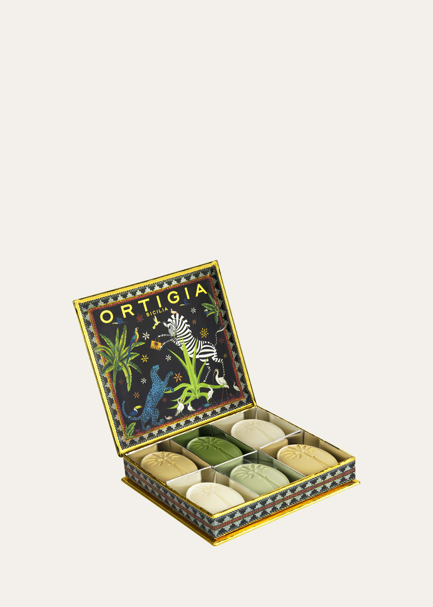 Ortigia Jungle Soap Set, 6 X 0.8 Oz.