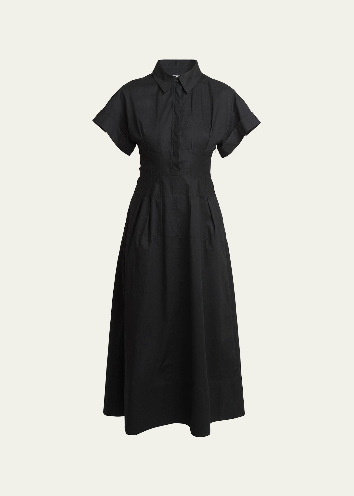 Balston Short-Sleeve Shirtdress