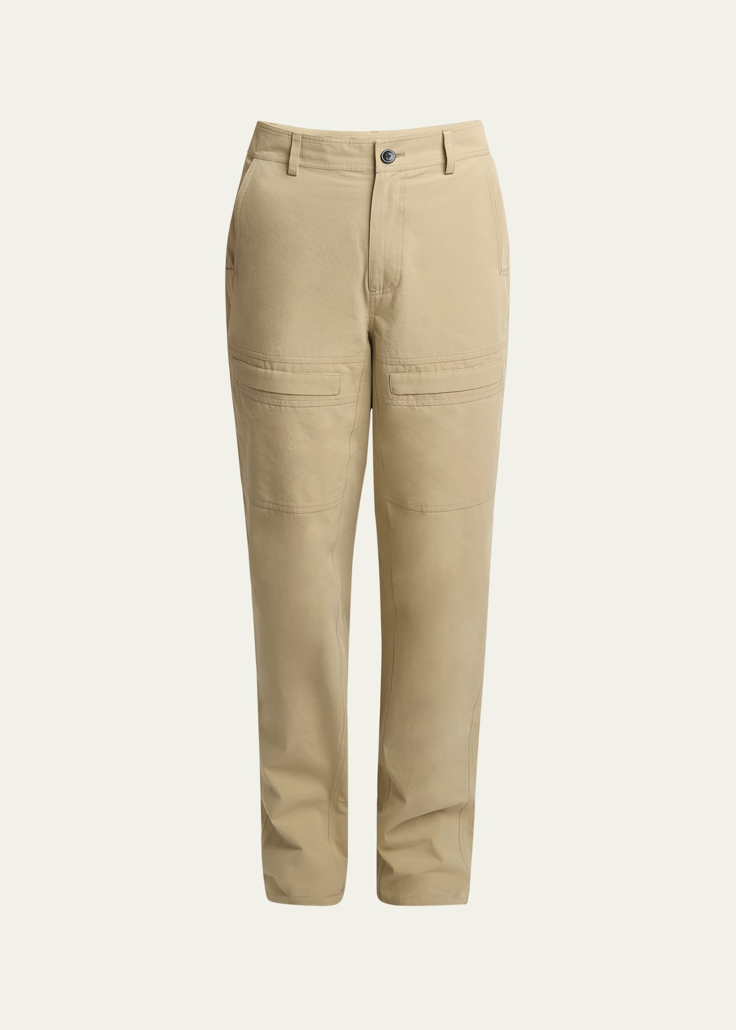 Proenza Schouler White Label Syndor Straight Pants In Brown