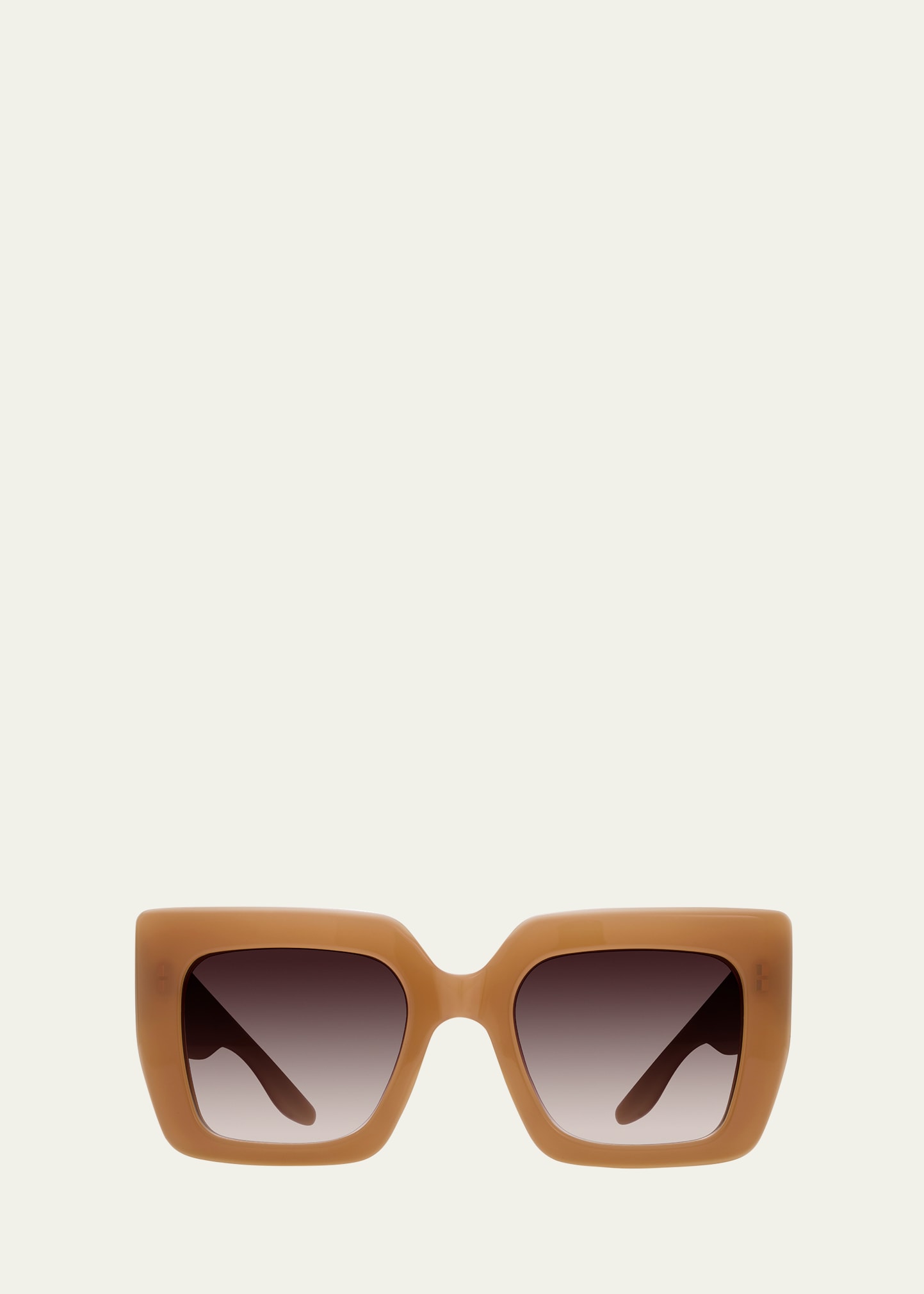 Shop Barton Perreira Wailua Camel Zyl Butterfly Sunglasses
