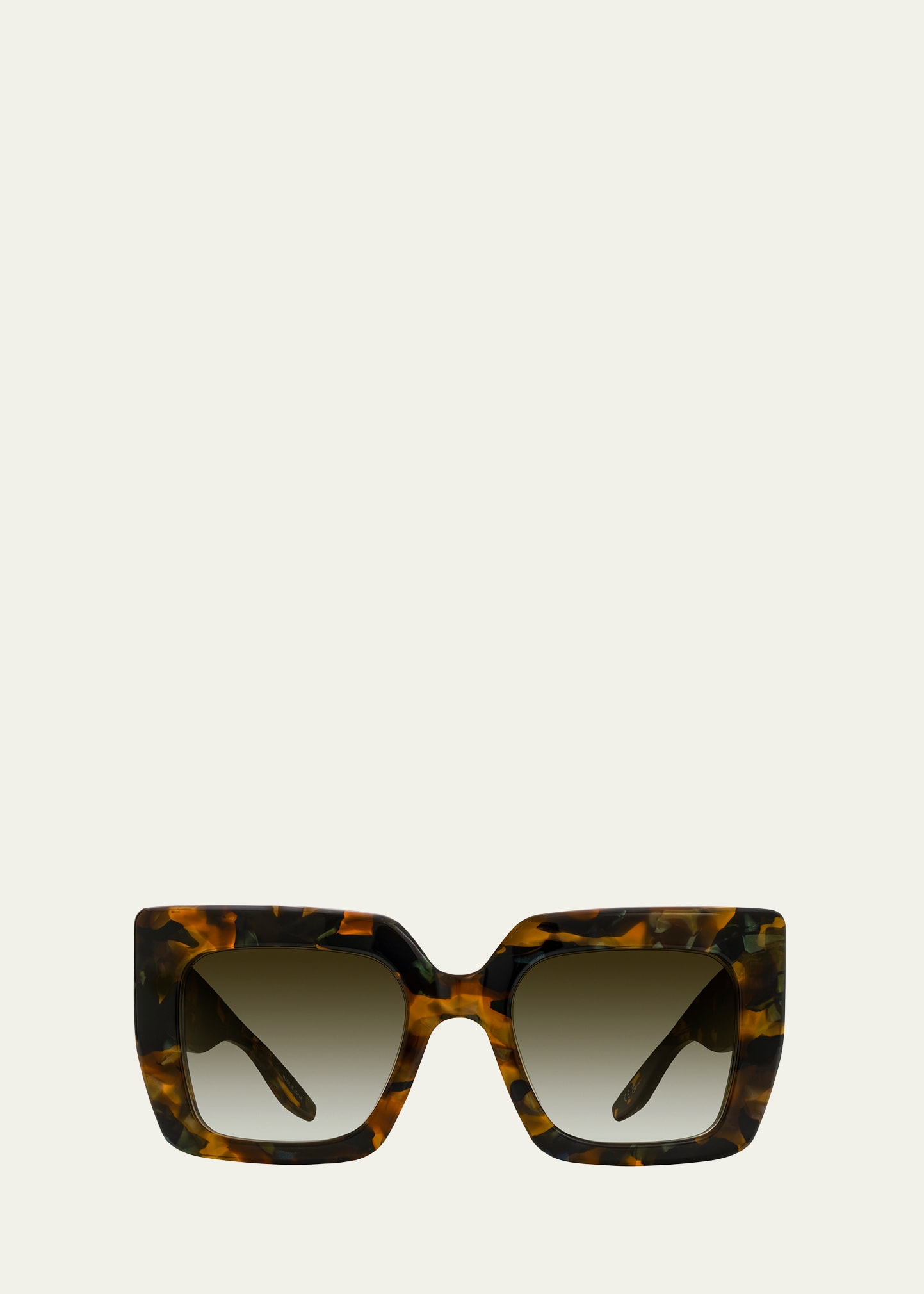 Shop Barton Perreira Wailua Jade Tortoise Zyl Butterfly Sunglasses