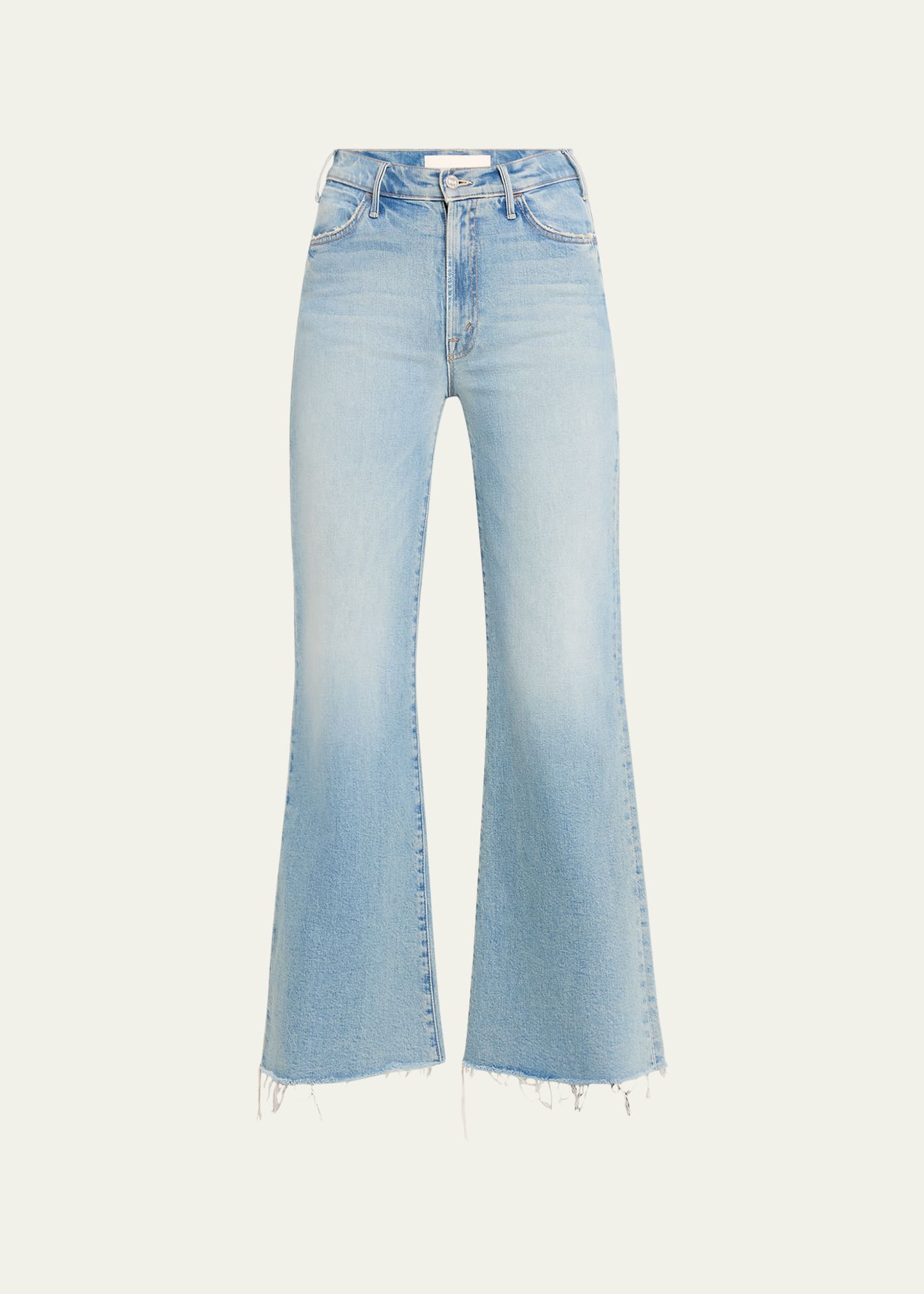 MOTHER THE HUSTLER ROLLER FRAY JEANS 
