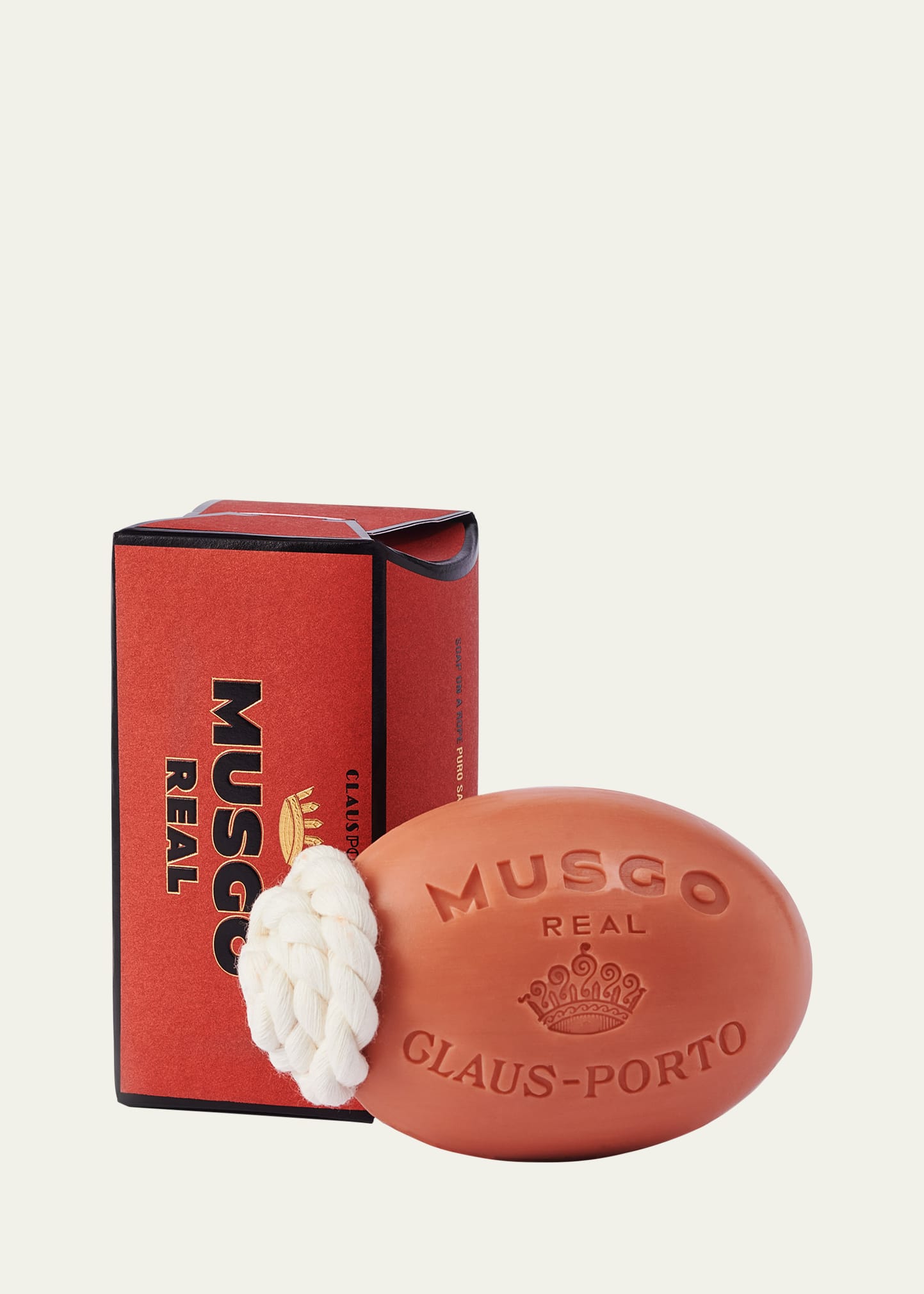 Claus Porto Musgo Real Puro Sangue Soap On A Rope, 190g In White