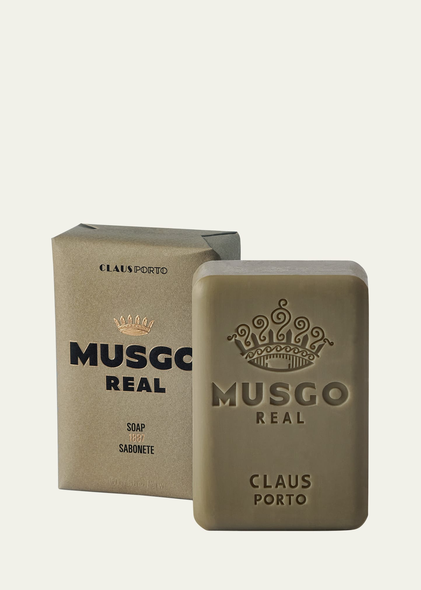 Claus Porto Musgo 1887 Real Soap Bar, 160g In White