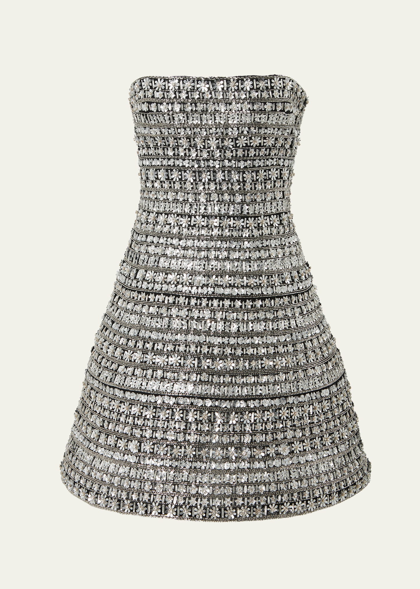 Crystal Strapless Mini Dress