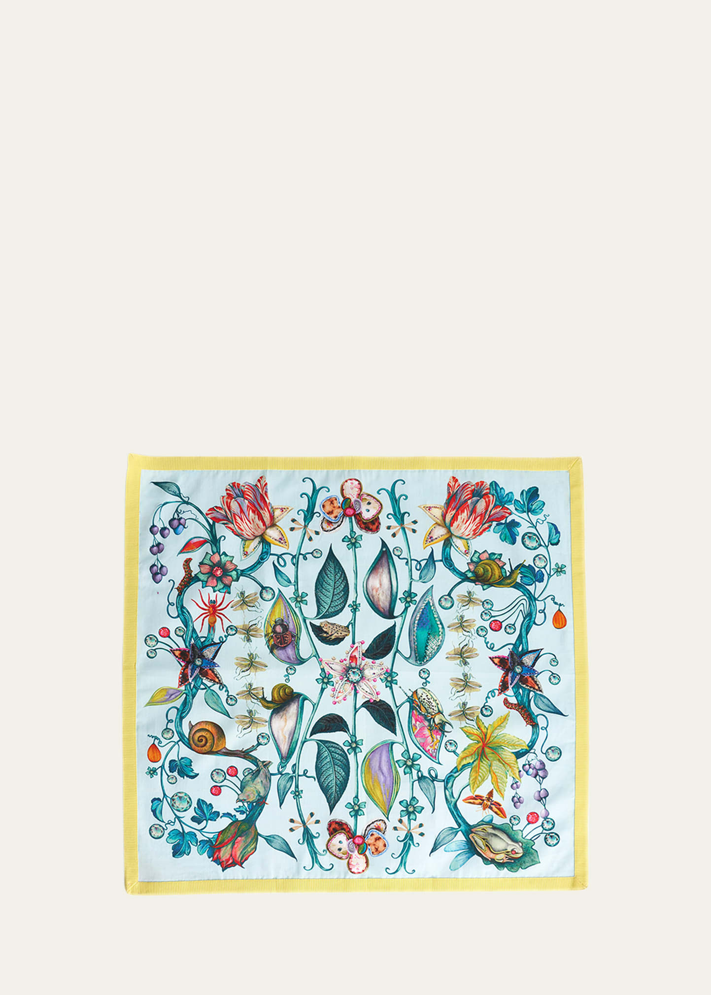Elizabeth Hayt Beguiling Blue Marshlands Dinner Napkin In Blue