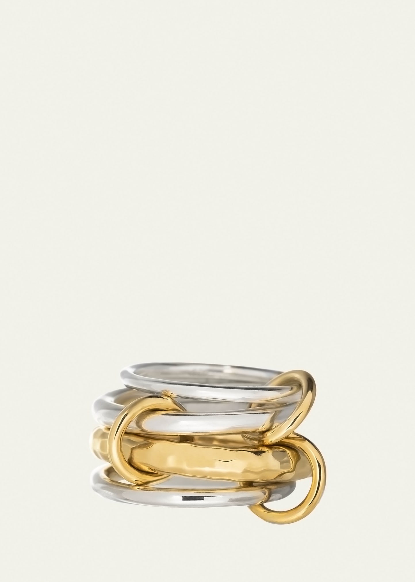 Janssen SY Vulcan Ring in Sterling Silver and 18K Yellow Gold