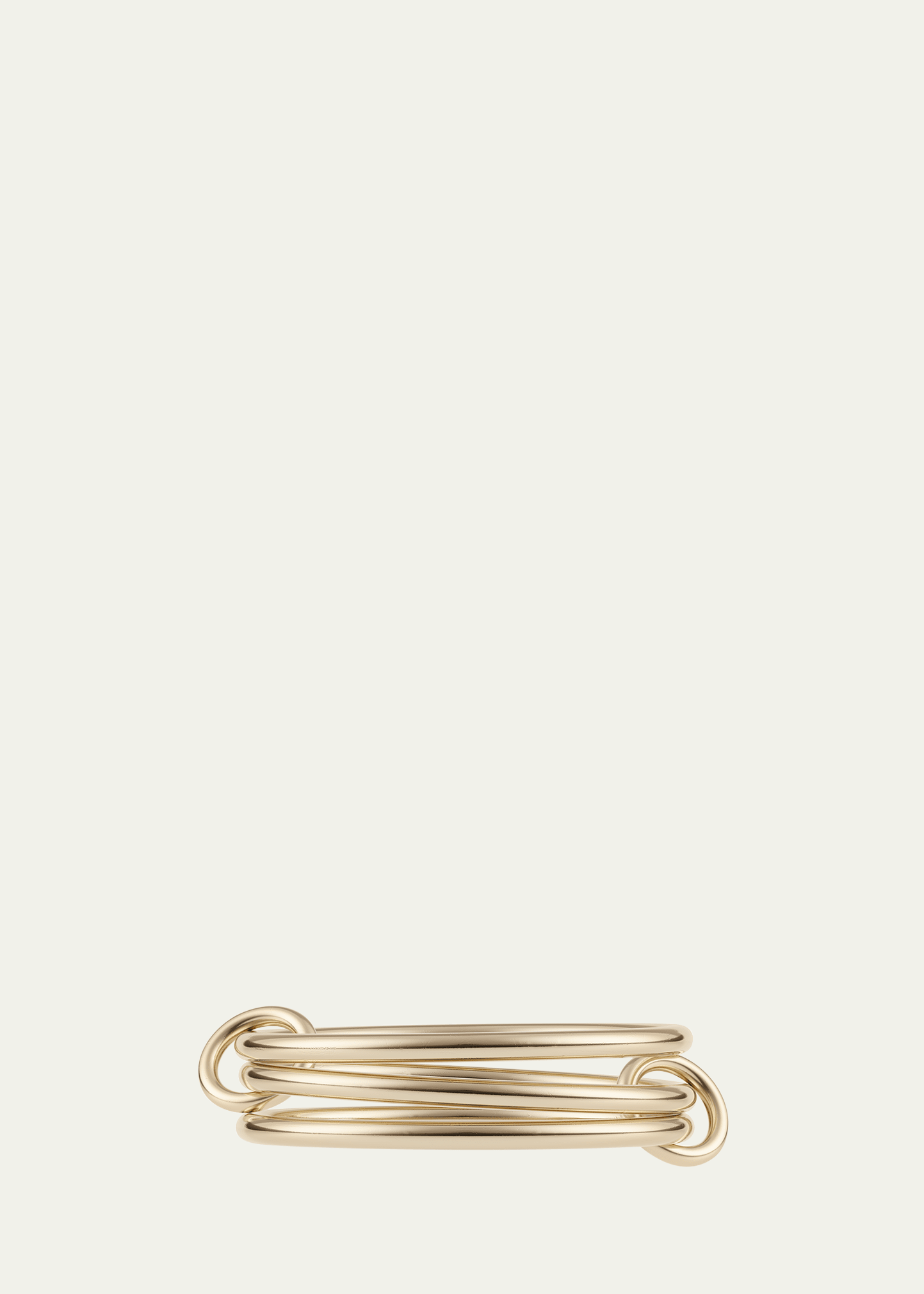 18K Yellow Gold Cyllene Three Link Ring with Two Connectors