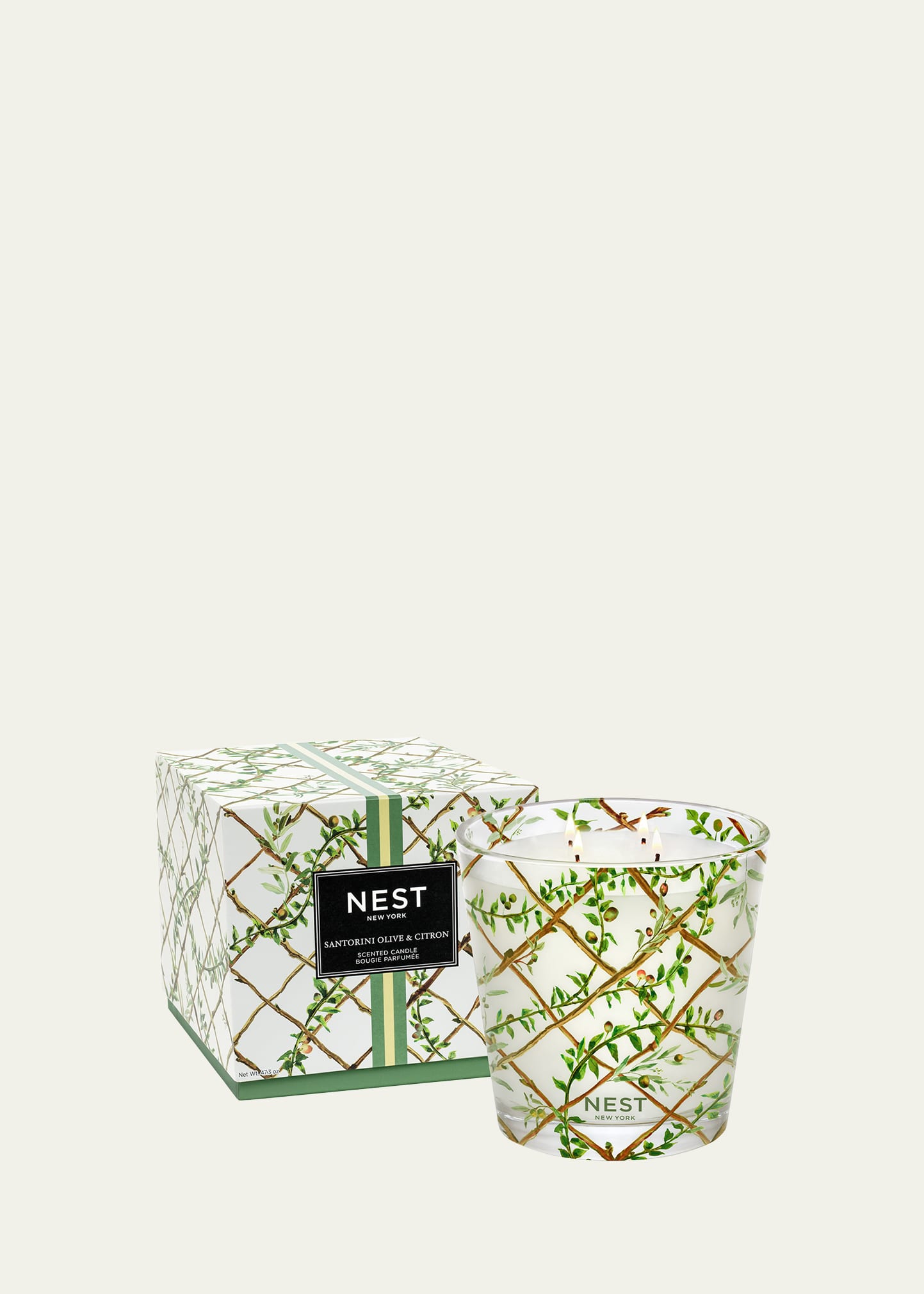 Shop Nest New York Santorini Olive & Citron Luxury 4-wick Specialty Candle, 1.34 Kg