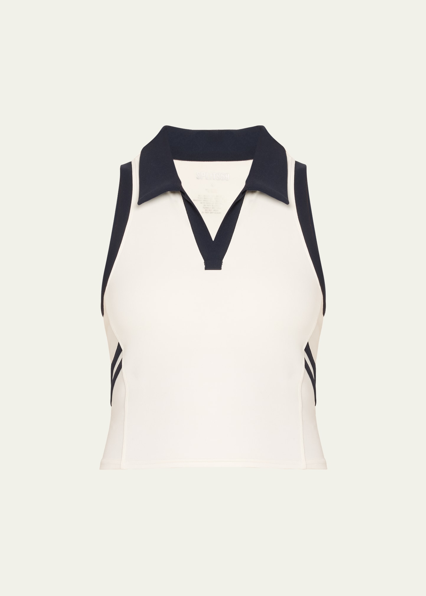 Austin Airweight Cropped Polo Tank Top