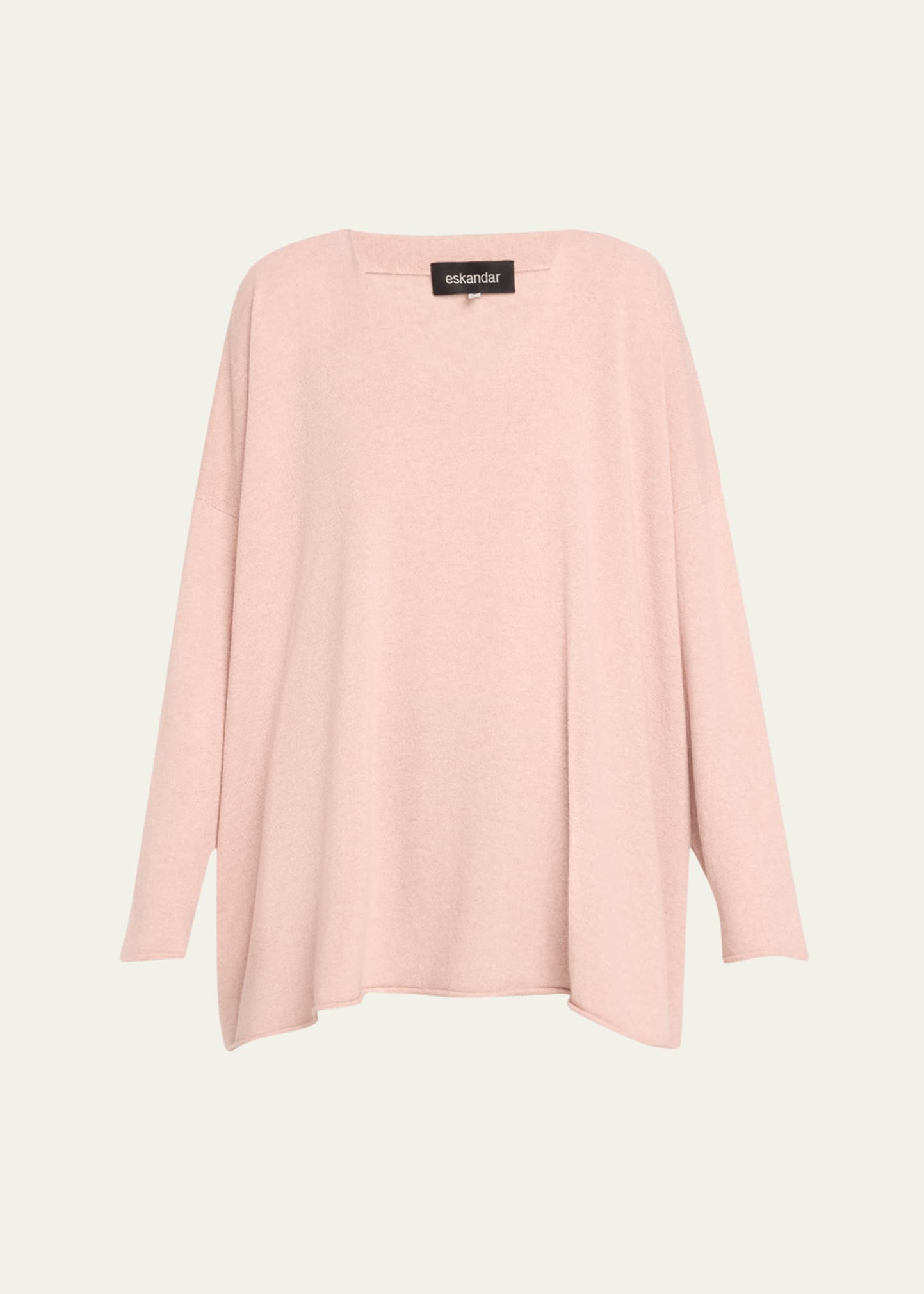 A-Line V-Neck Sweater (Long Length)