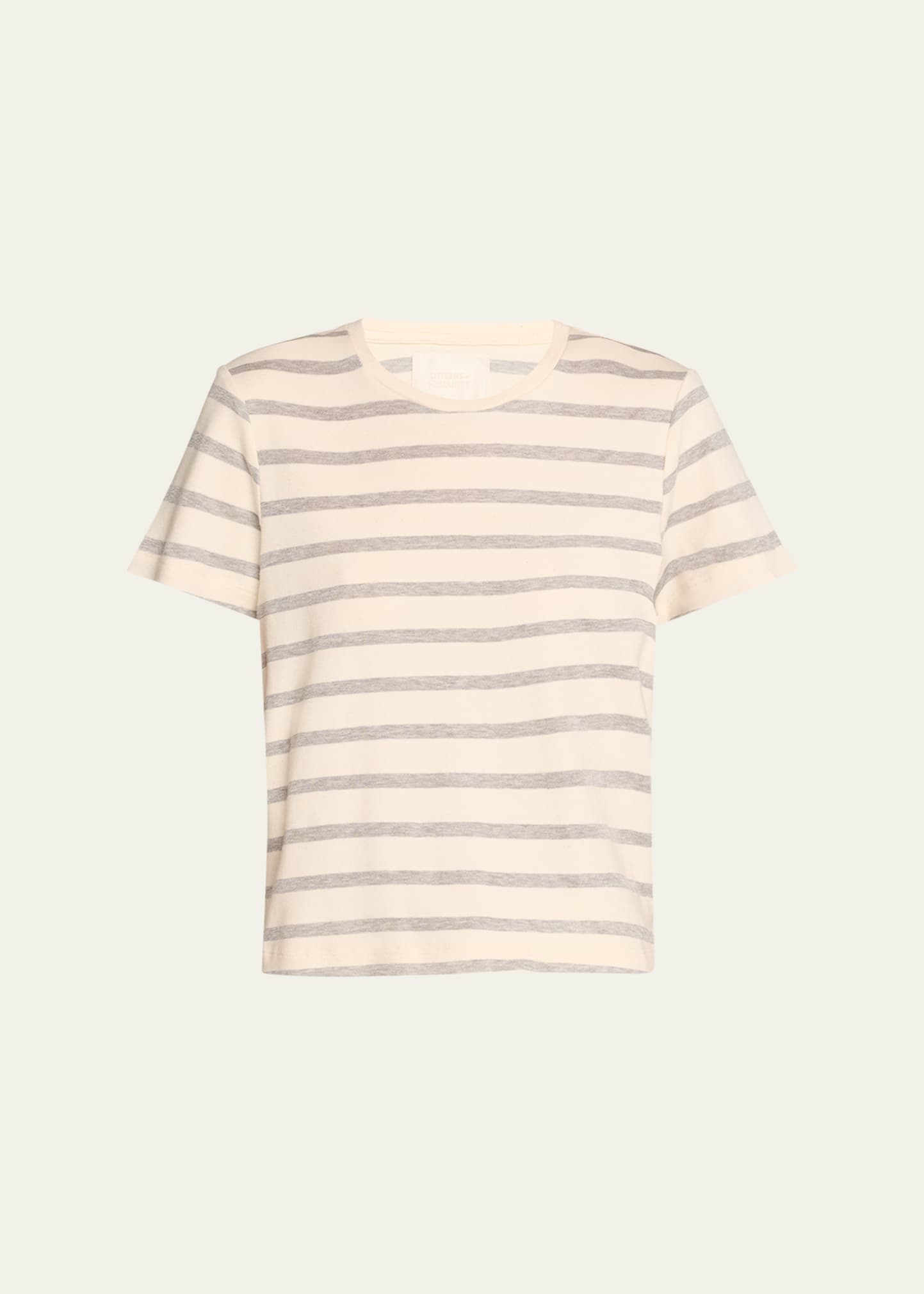 Shop Citizens Of Humanity Kyle Stripe Tee In Campanula Strip