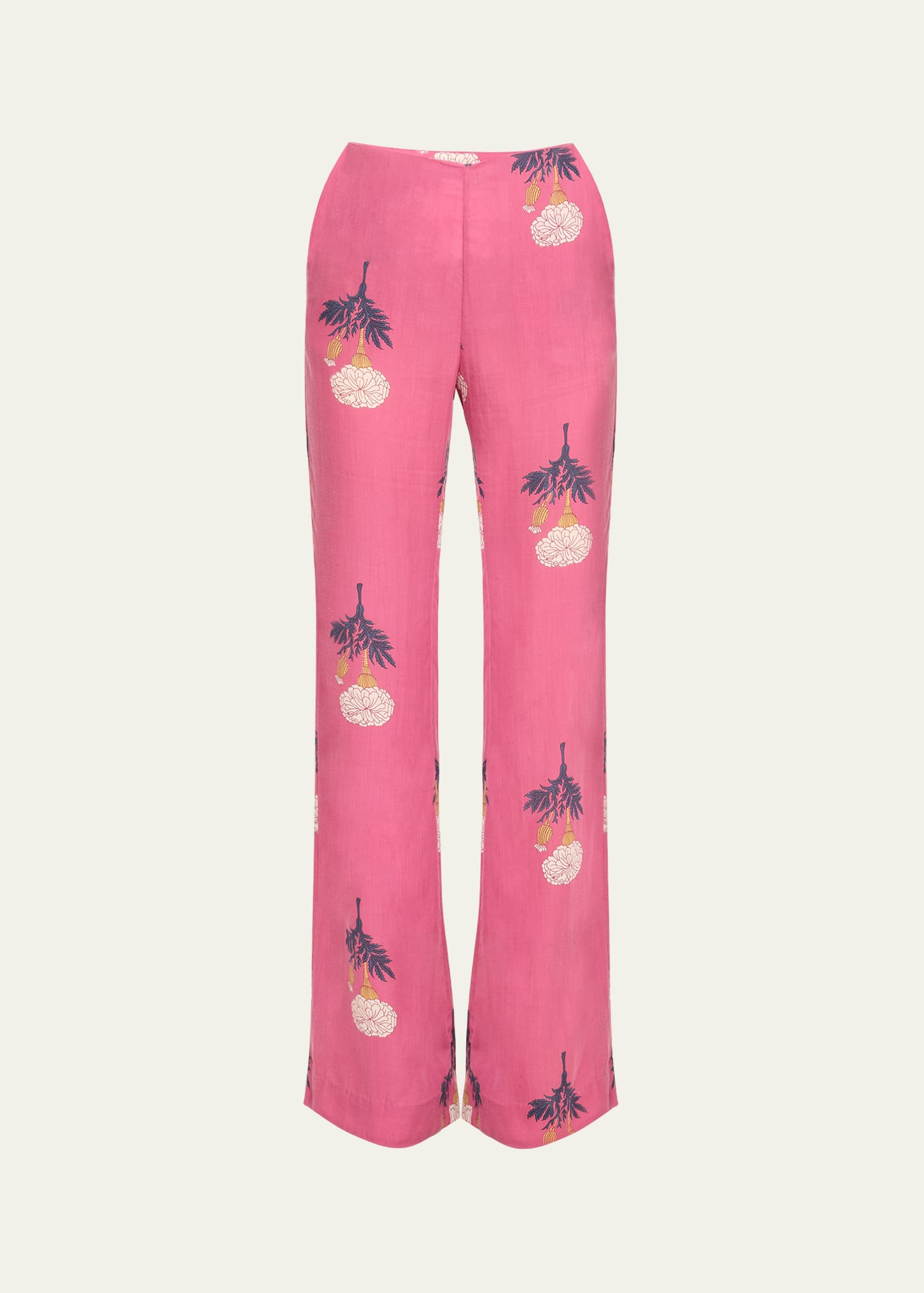 Charlie Hibiscus Rose Pants