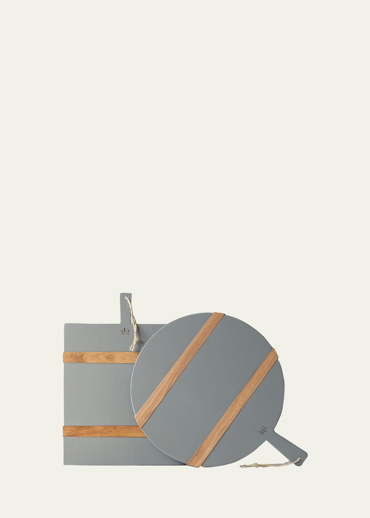 Etúhome Grey Round Mod Charcuterie Board, 20" In Grey