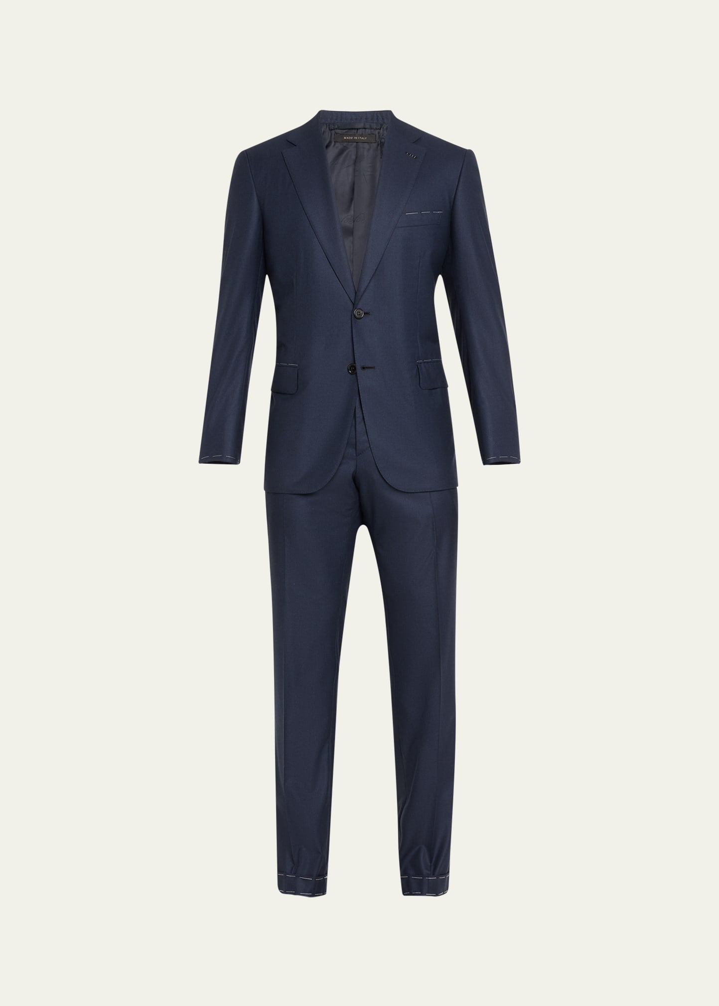 Men's Super 180s Micro-Houndstooth Suit