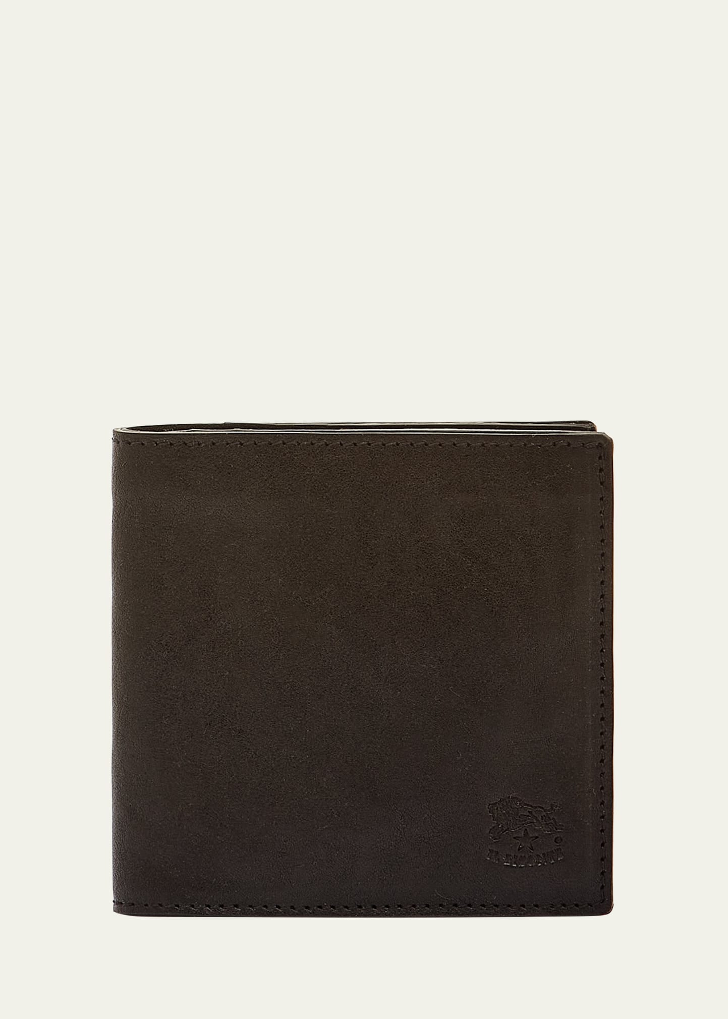 Il Bisonte Men's Galileo Leather Bifold Wallet In Brown