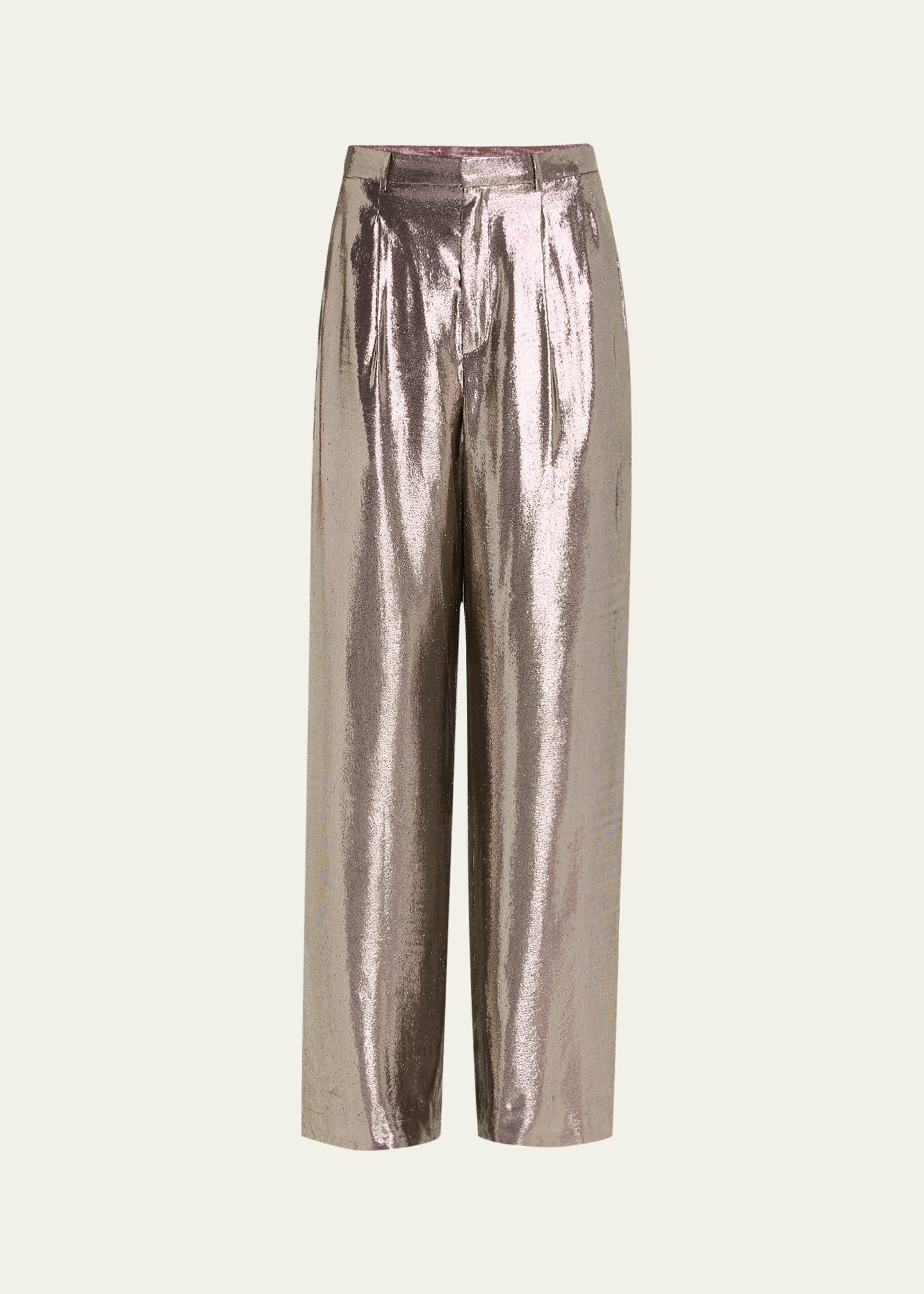 INDRESS SCARLETT SHINY METALLIC PANTS 