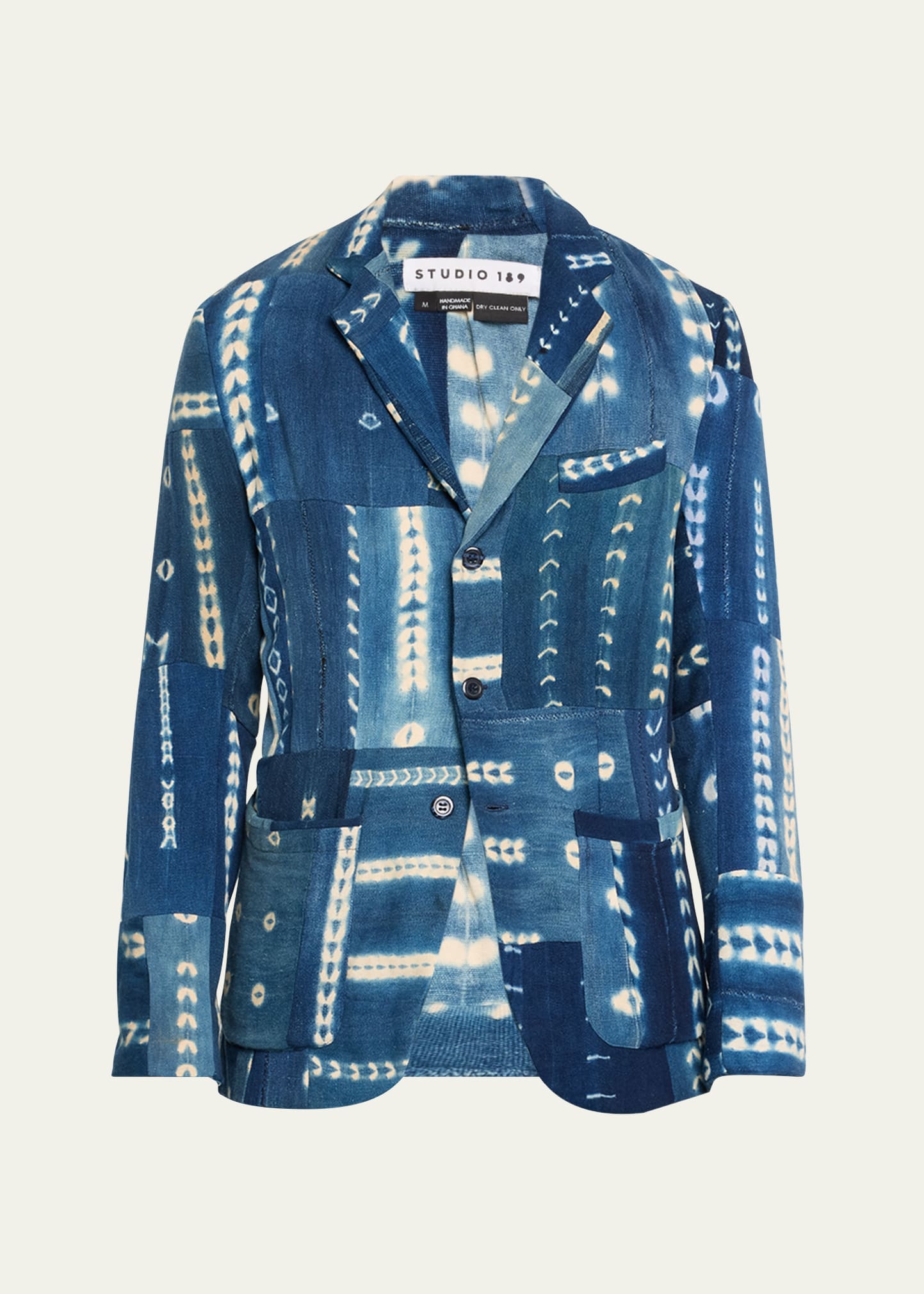 Shop Studio 189 Men's Baldwin Hand-dyed Jacket In Indigo