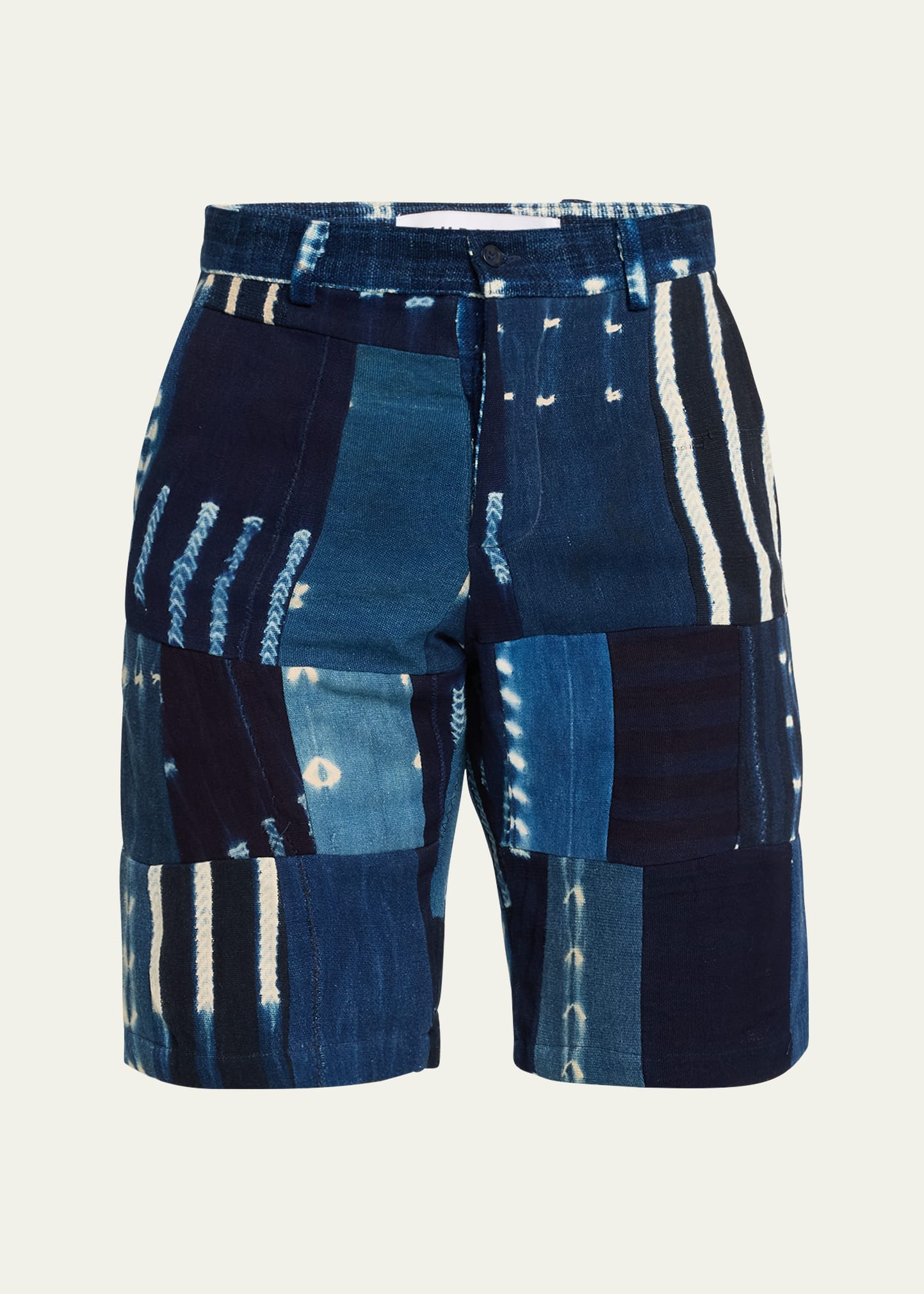 Shop Studio 189 Men's Baldwin Cotton Shorts In Blue Indigo
