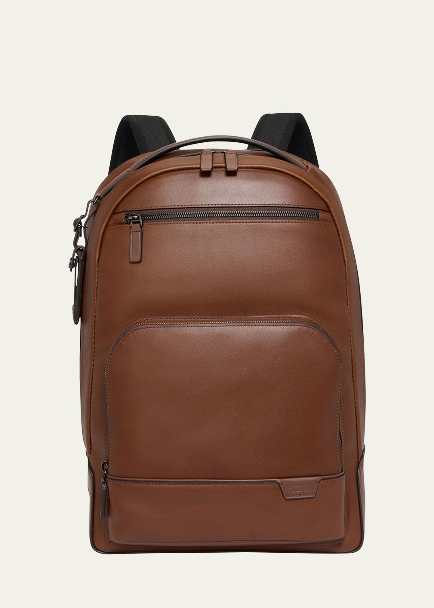 Tumi Warren Leather Backpack In Cognac