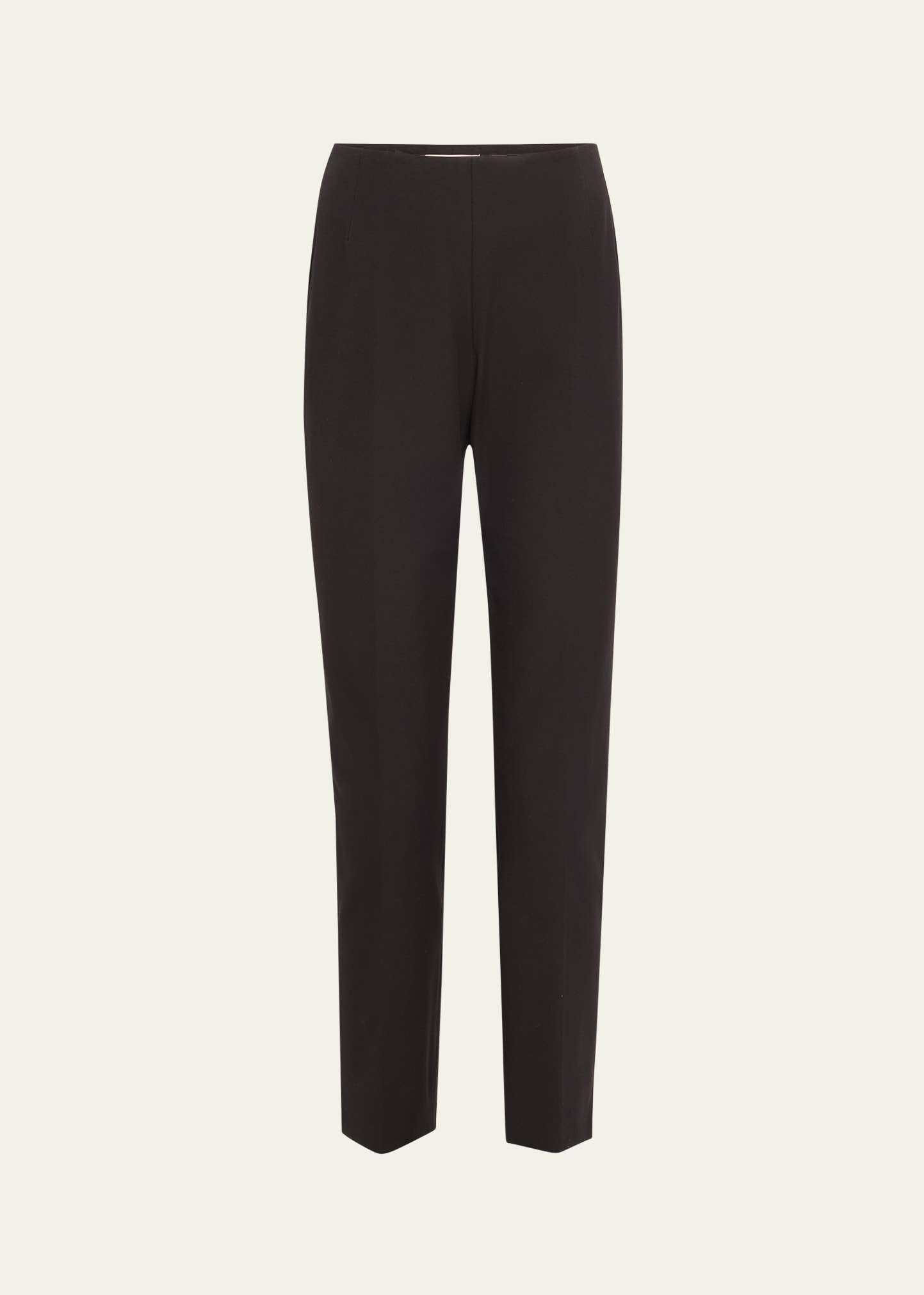 Shop Lafayette 148 Stanton Cropped Techno Stretch Twill Pants In Black