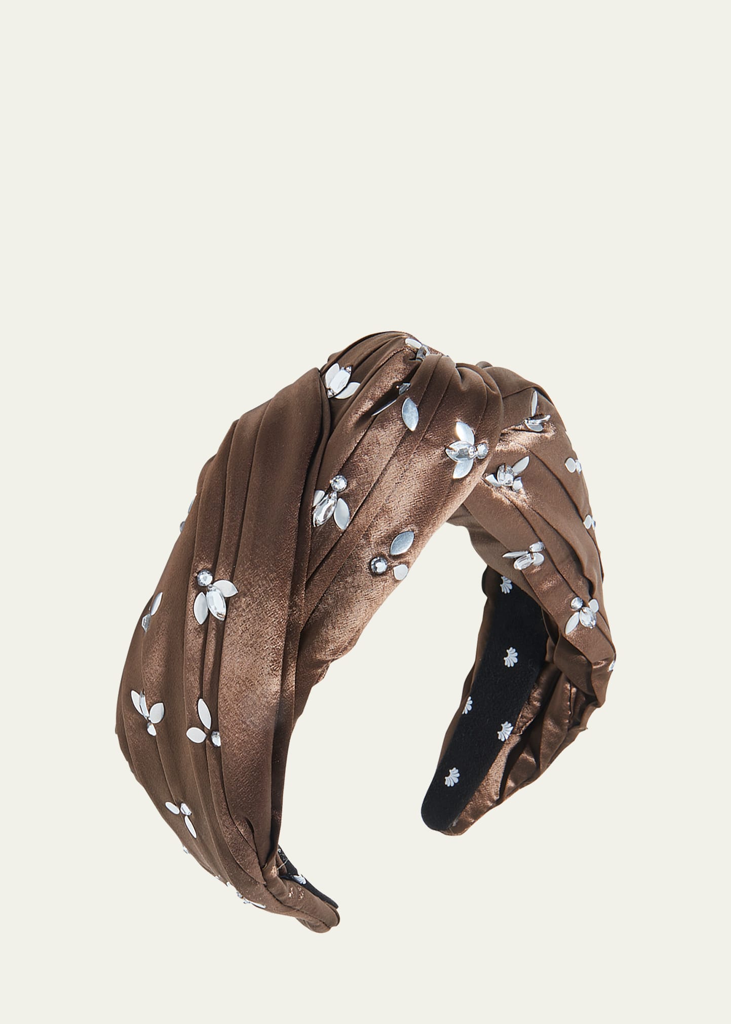 Shop Lele Sadoughi Greta Honeybee Embellished Headband In Rootbeer