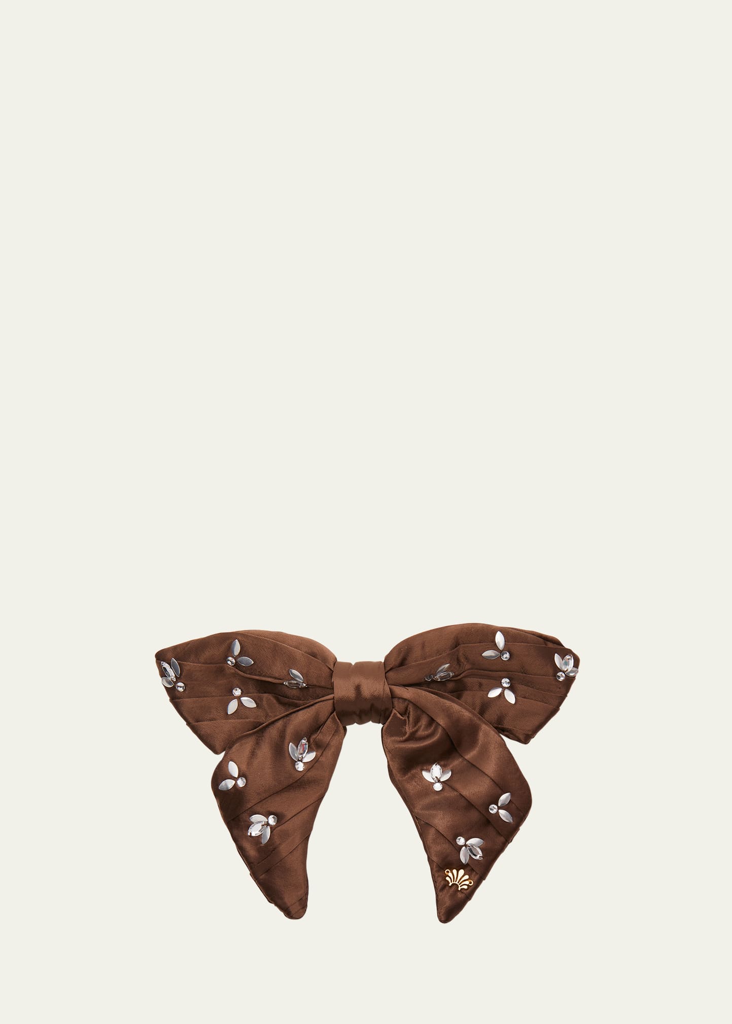 Honeybee Embellished Bow Barrette