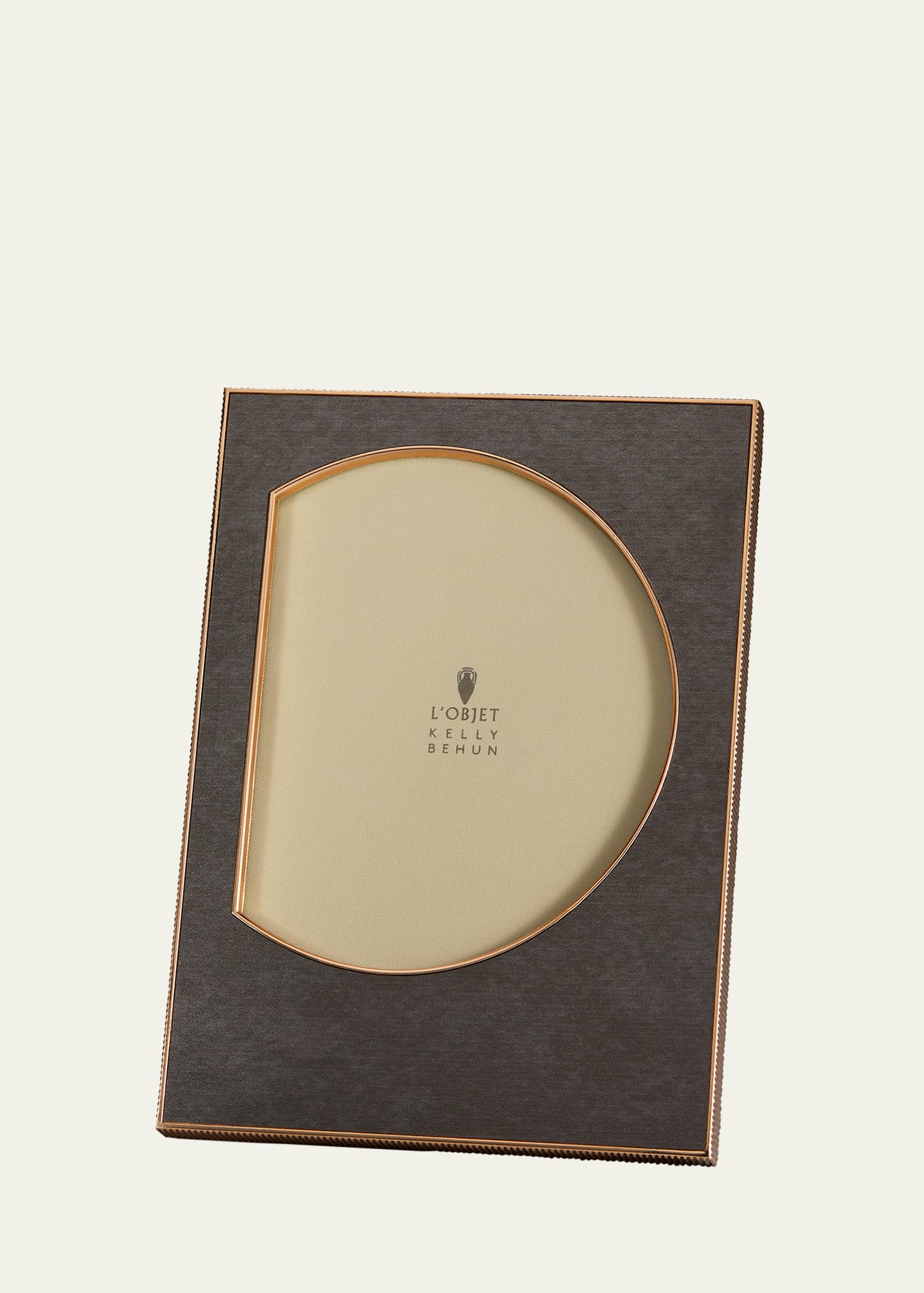 L'objet X Kelly Behun Half Circle Frame, 4" X 6"