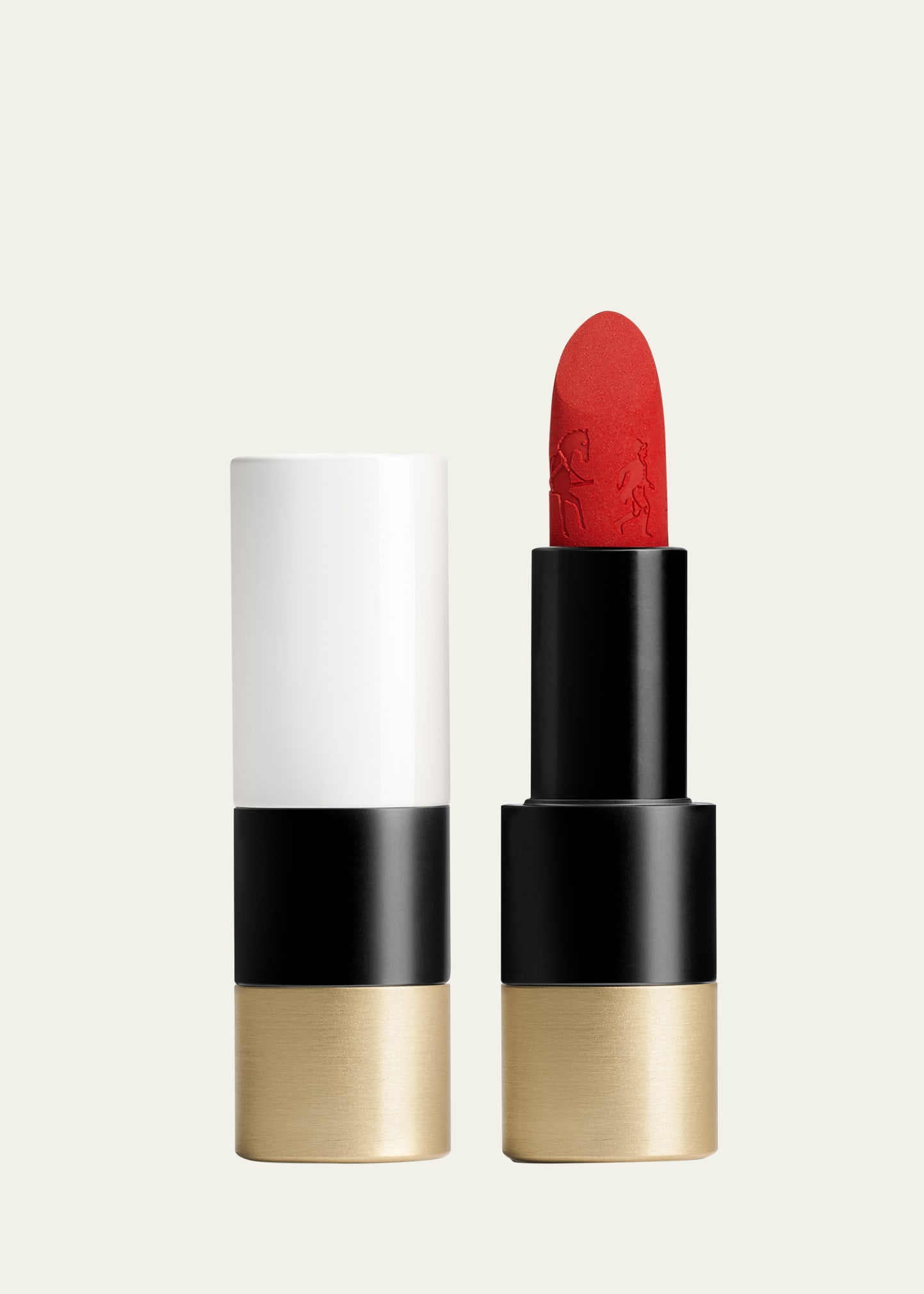 Shop Hermes Rouge Hermès Engraved Limited Edition Matte Lipstick In Amazone
