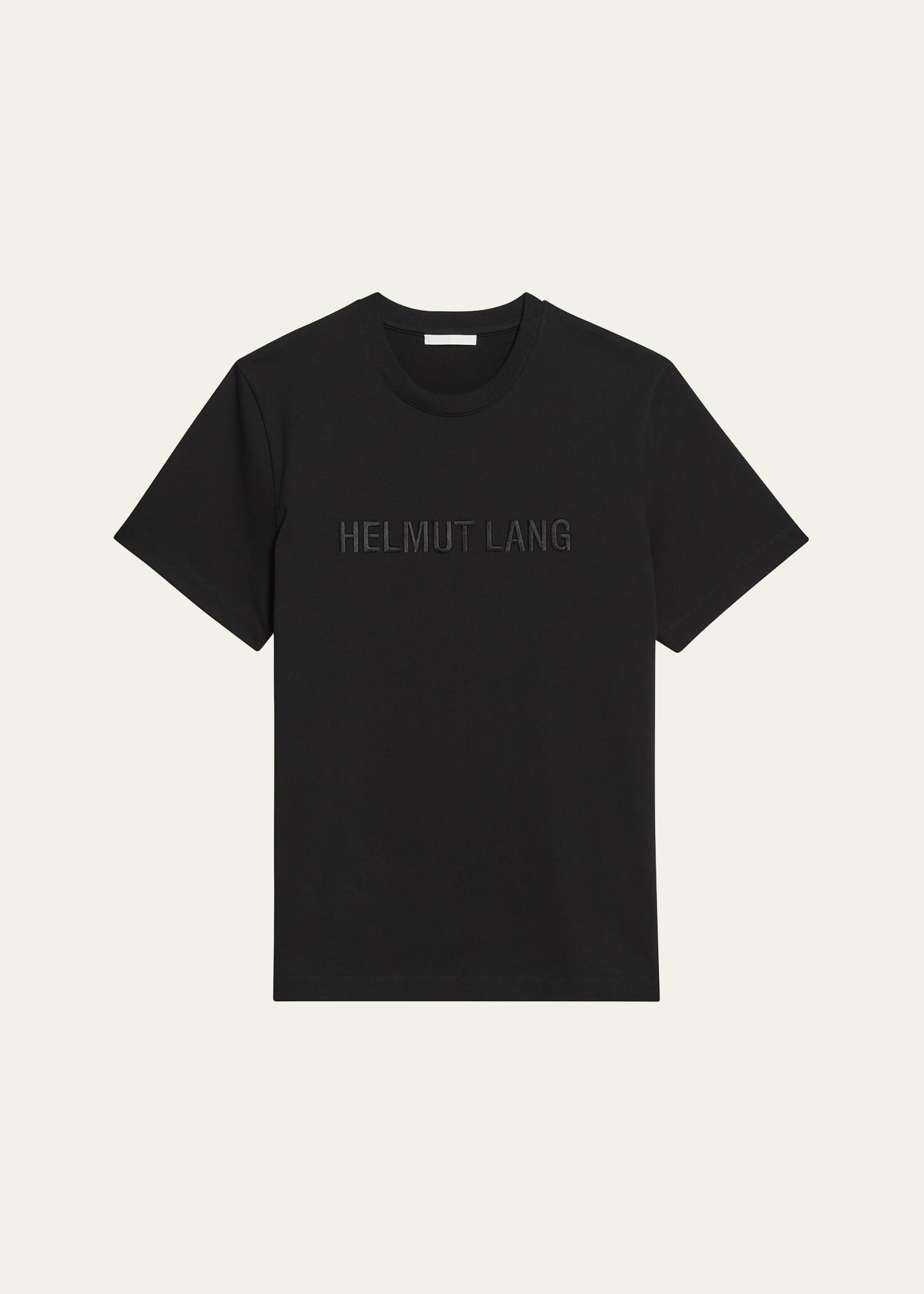 Shop Helmut Lang Men's Logo Oversized Short-sleeve T-shirt In Blk