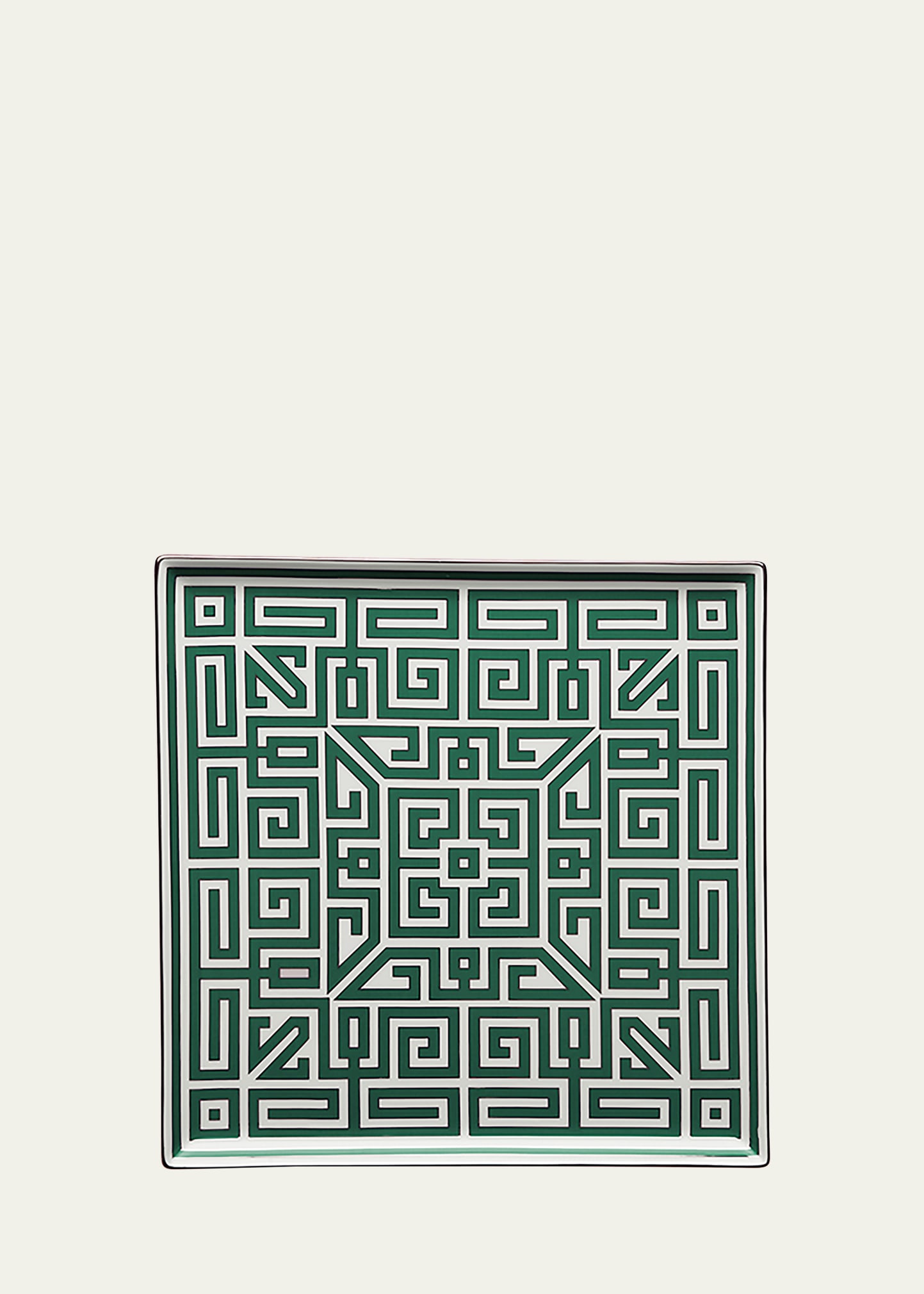 Labirinto Emerald Green Squared Plate