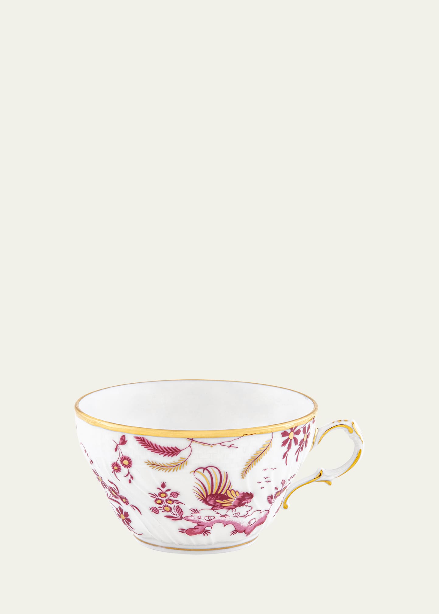Ginori 1735 Oro Di Doccia Magenta Teacup In Gldmagnt