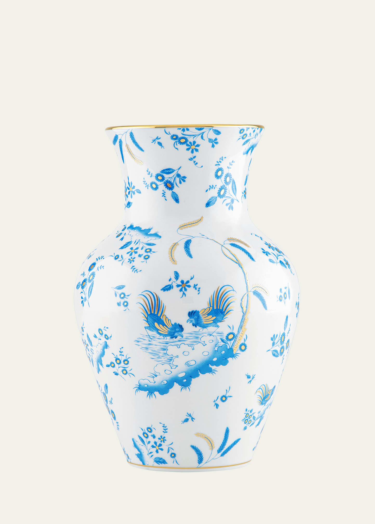 Oro Di Doccia Turchese Ming Vase, 9"