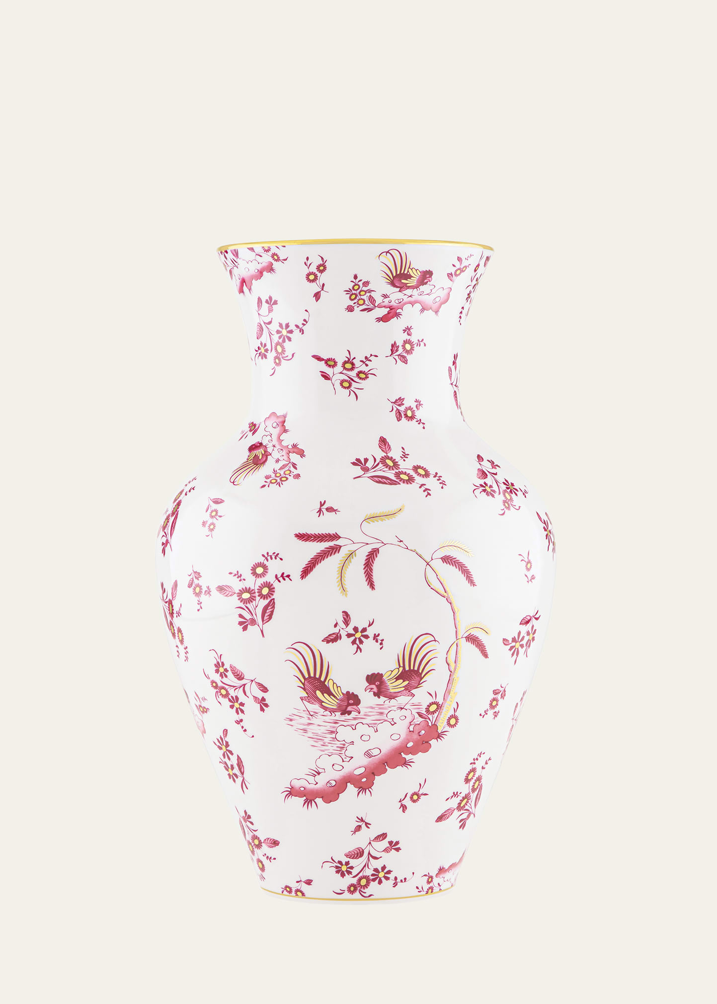 Oro di Doccia Magenta Ming Vase