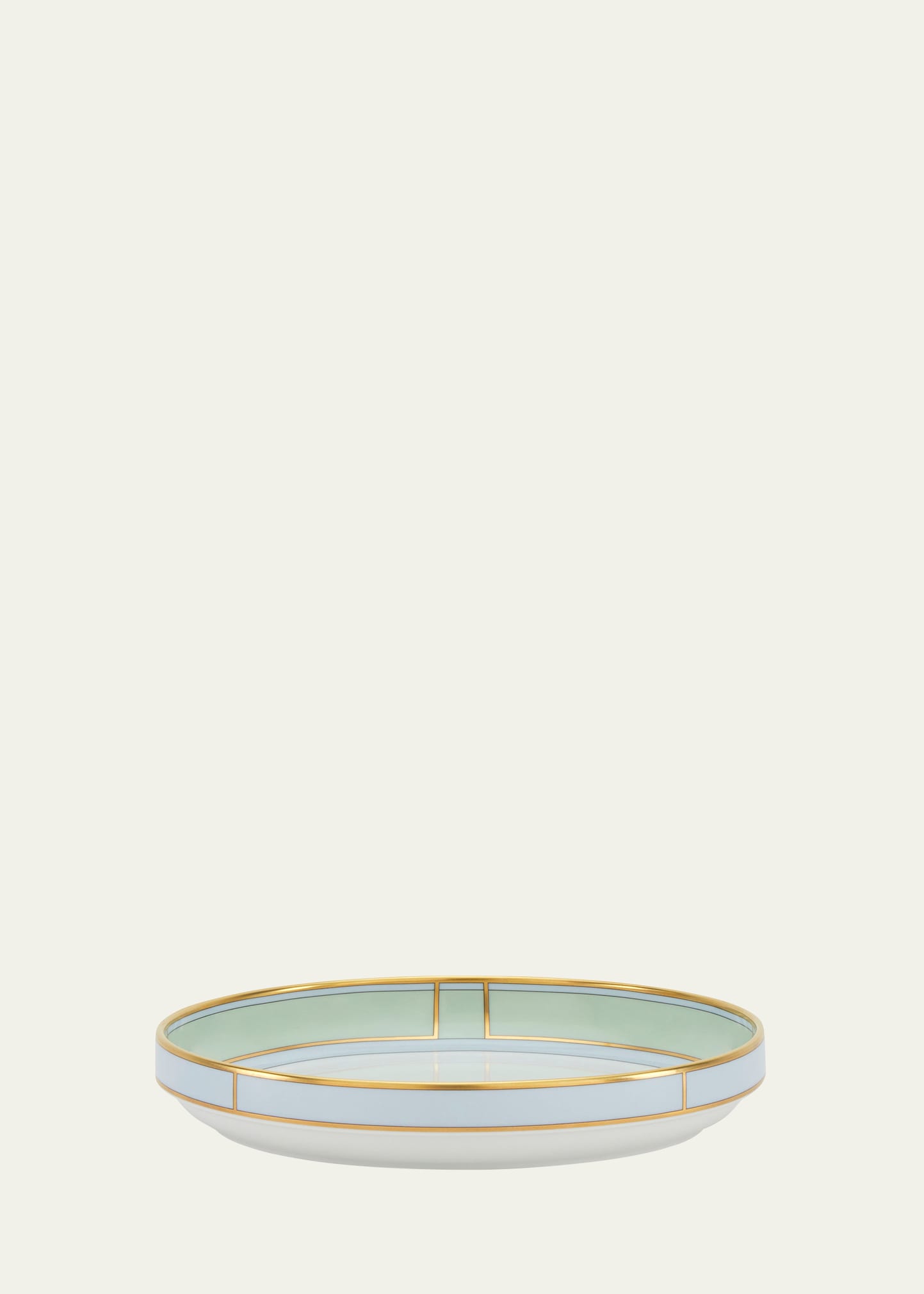 Ginori 1735 Colonna Diva Tureen Cover/soup Bowl In Diva Verde