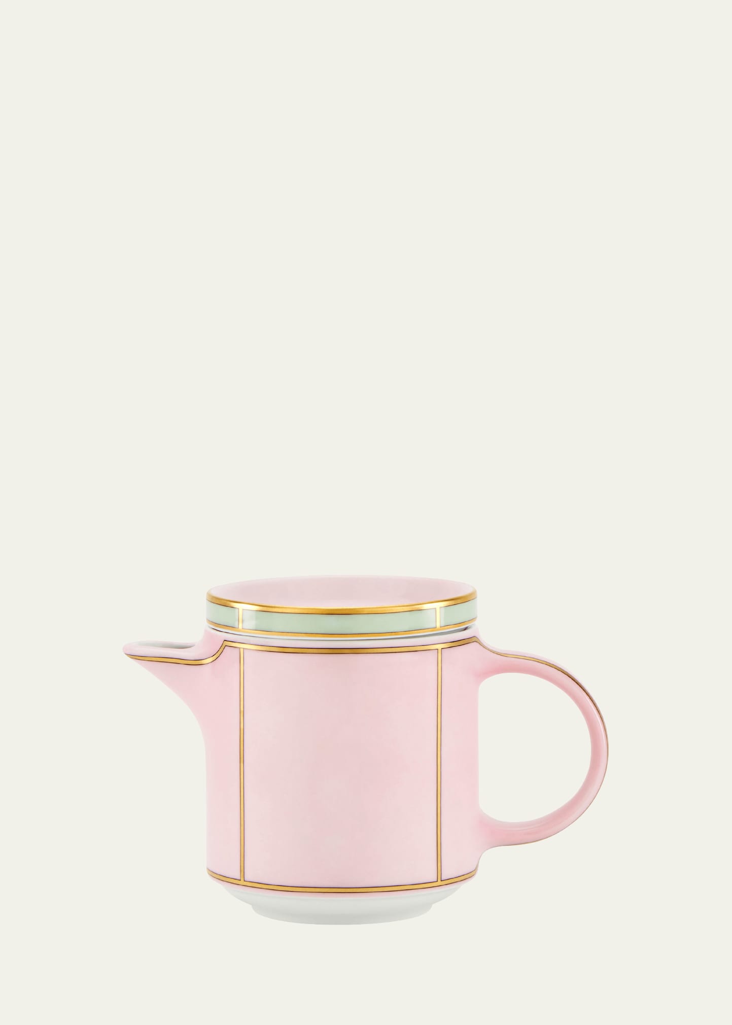 Ginori 1735 Colonna Coffee Pot With Cover In Diva Rosa