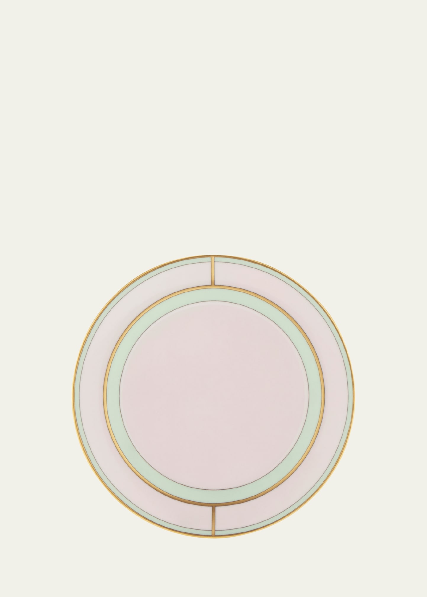 Ginori 1735 Porcelain Colonna Diva Rosa Bread Plate In Diva Rosa