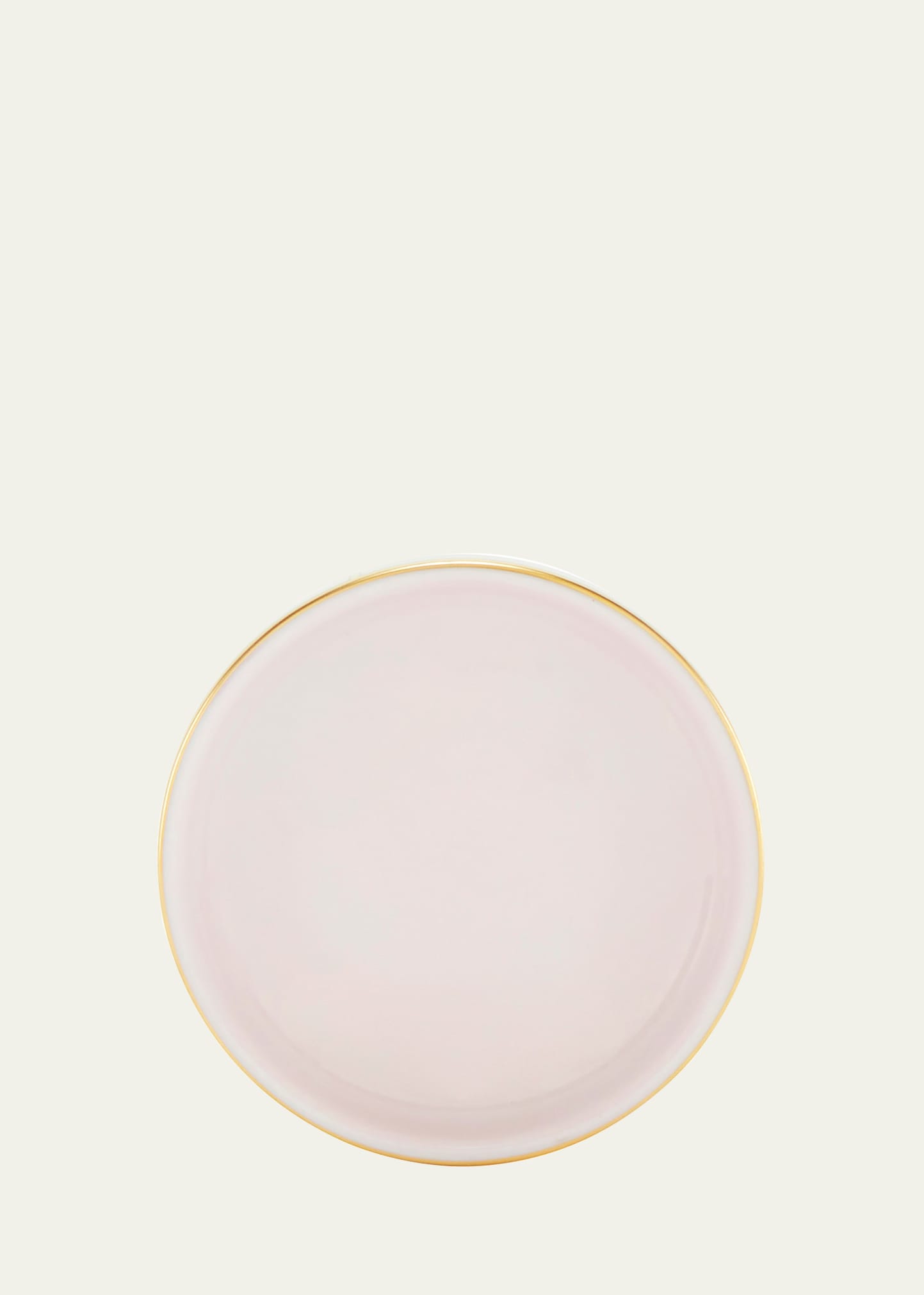 Ginori 1735 Porcelain Colonna Diva Rosa Butter Dish In Diva Rosa