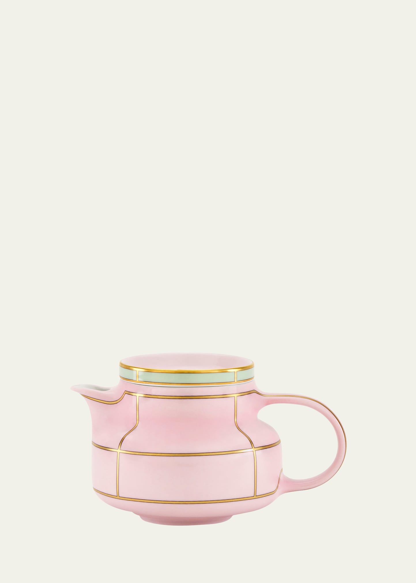 Diva Teapot with Cover, Rosa