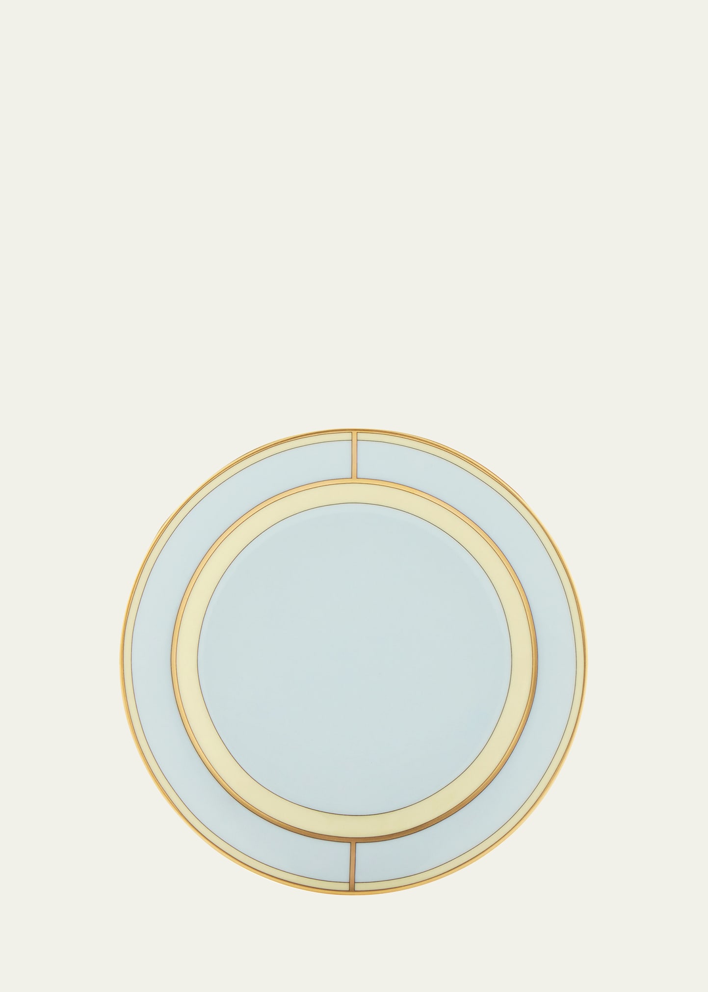 Ginori 1735 Porcelain Colonna Diva Celeste Bread Plate In Diva Celeste