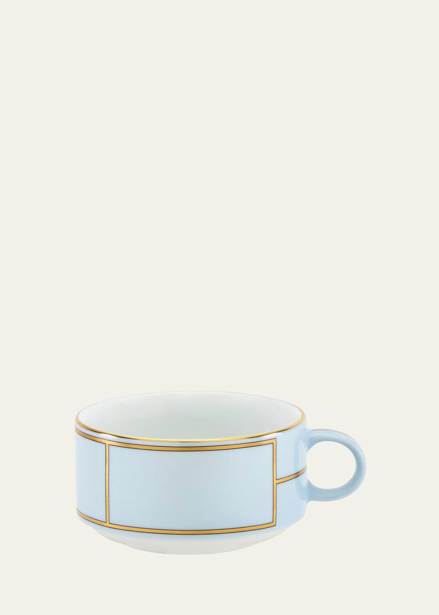 Ginori 1735 Porcelain Colonna Diva Celeste Teacup In Diva Celeste