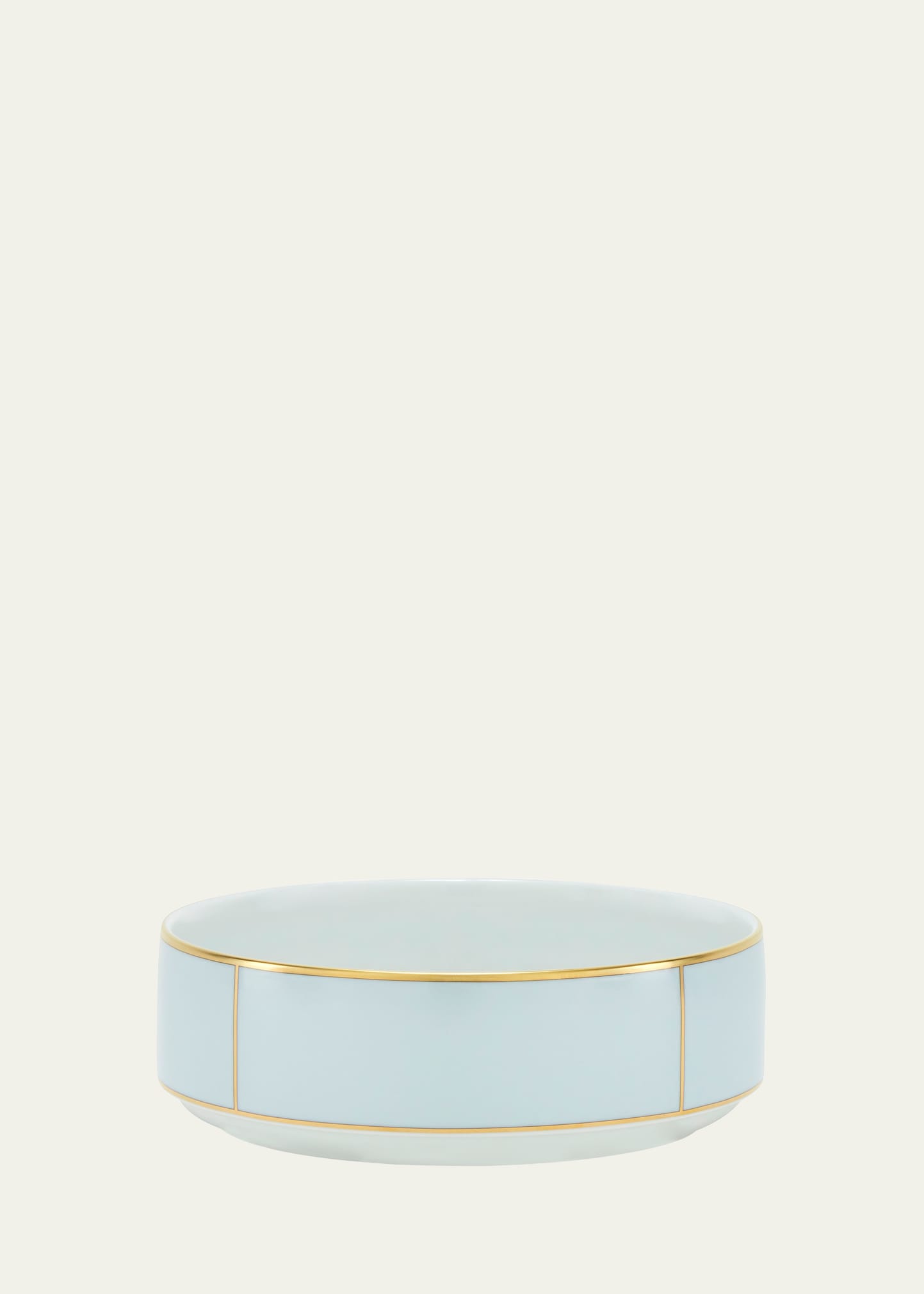 Ginori 1735 Diva Salad Bowl, Celeste In Diva Celeste