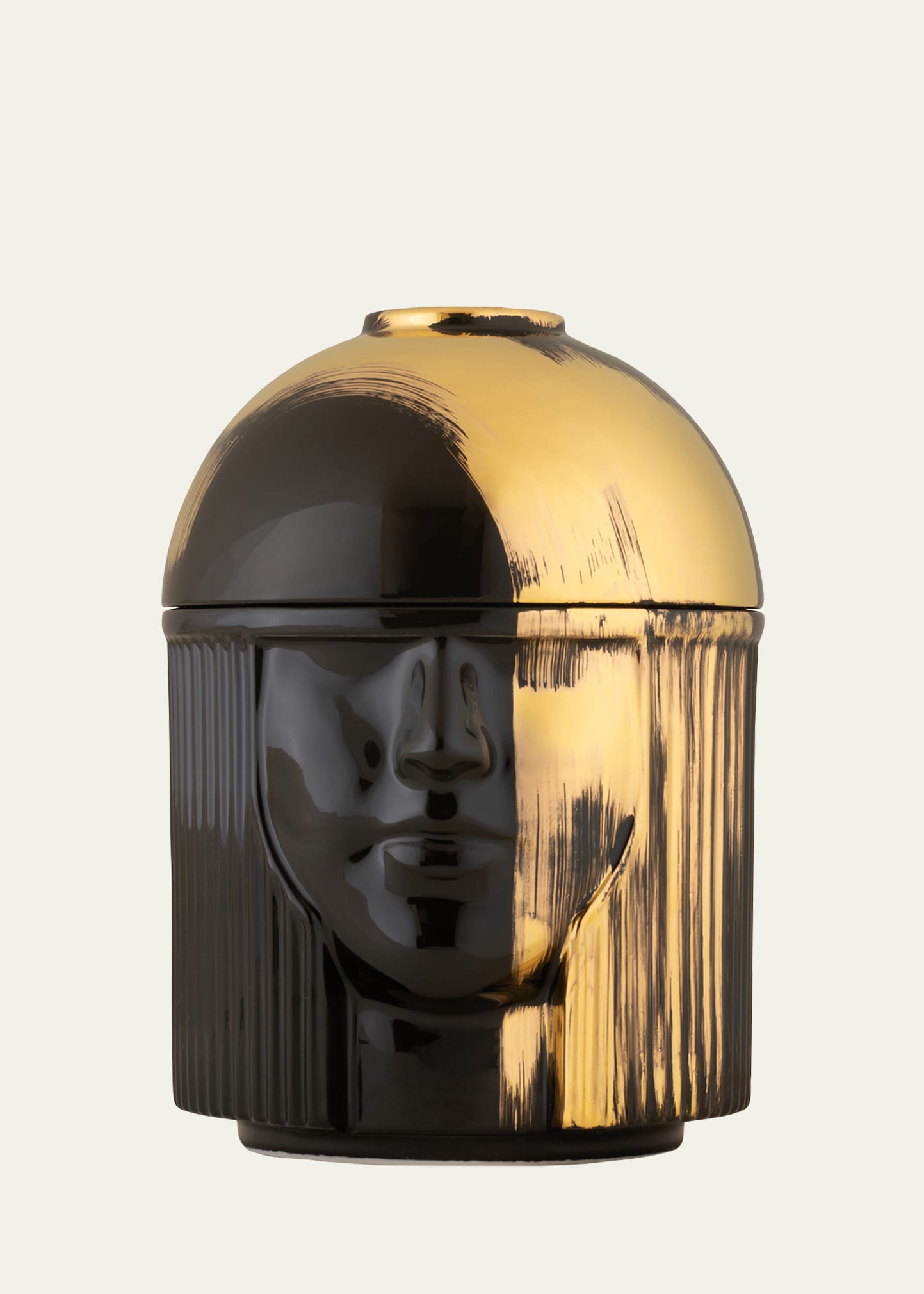 Ginori 1735 Lcdc Amazzone Black Diffuser Holder In Gold Edition