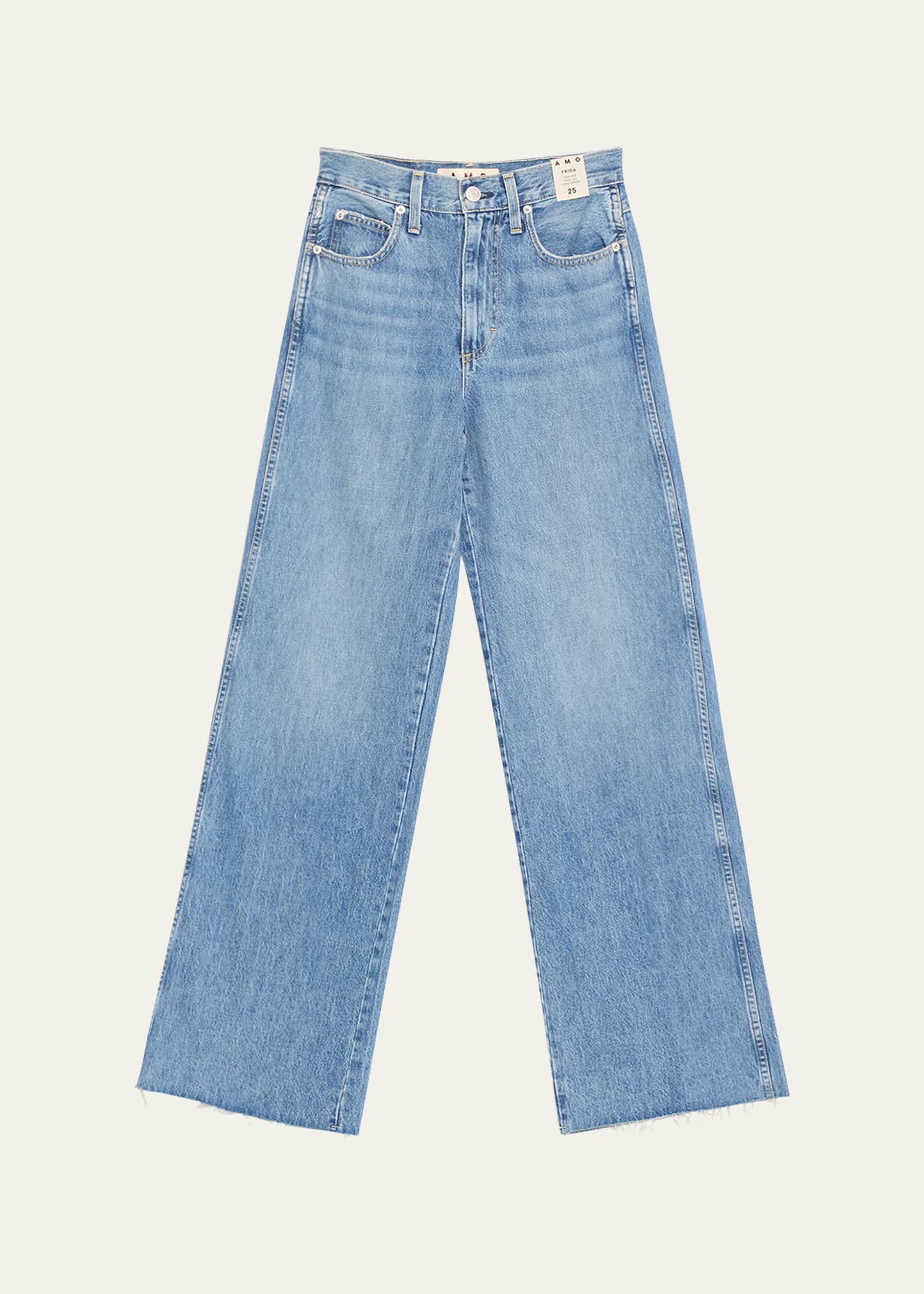 Shop Amo Denim Frida Wide-leg Jeans In Main Squeeze