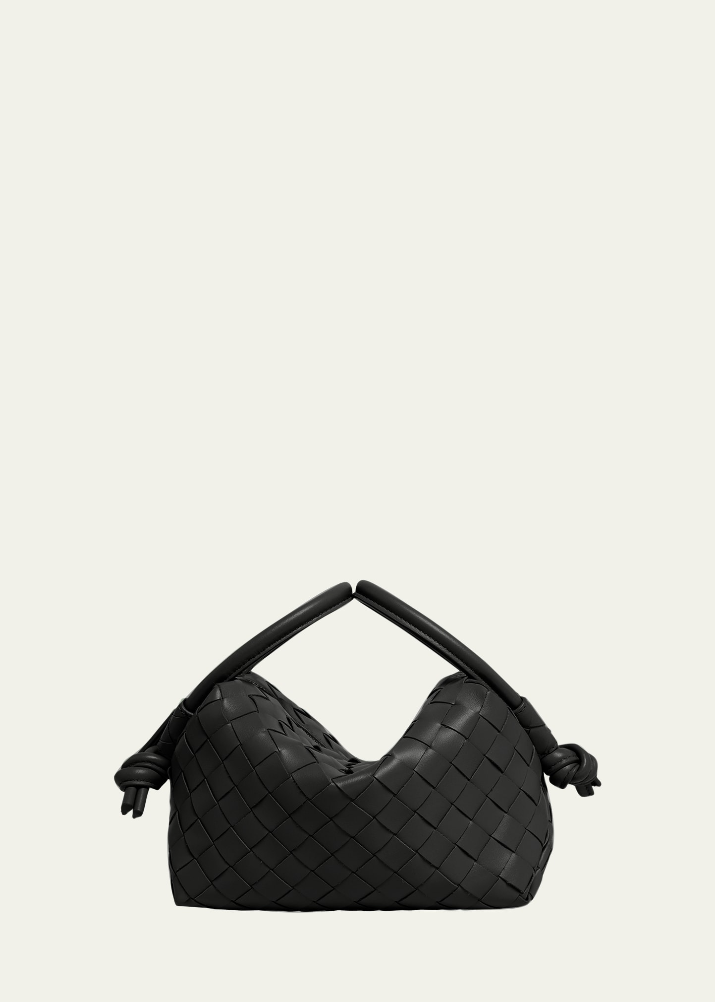 Bottega Veneta Small Avenue Loop Crossbody Bag In Black