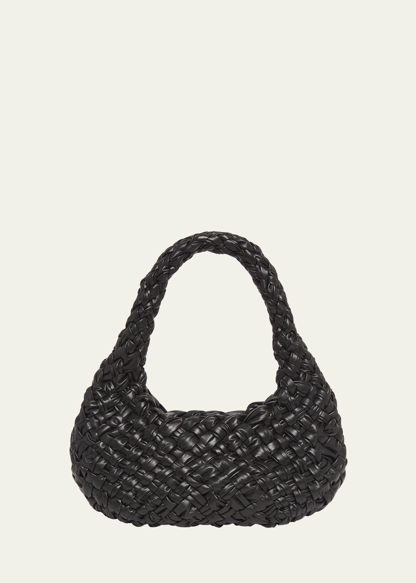 Bottega Veneta Small Athene Discovery Shoulder Bag In Black